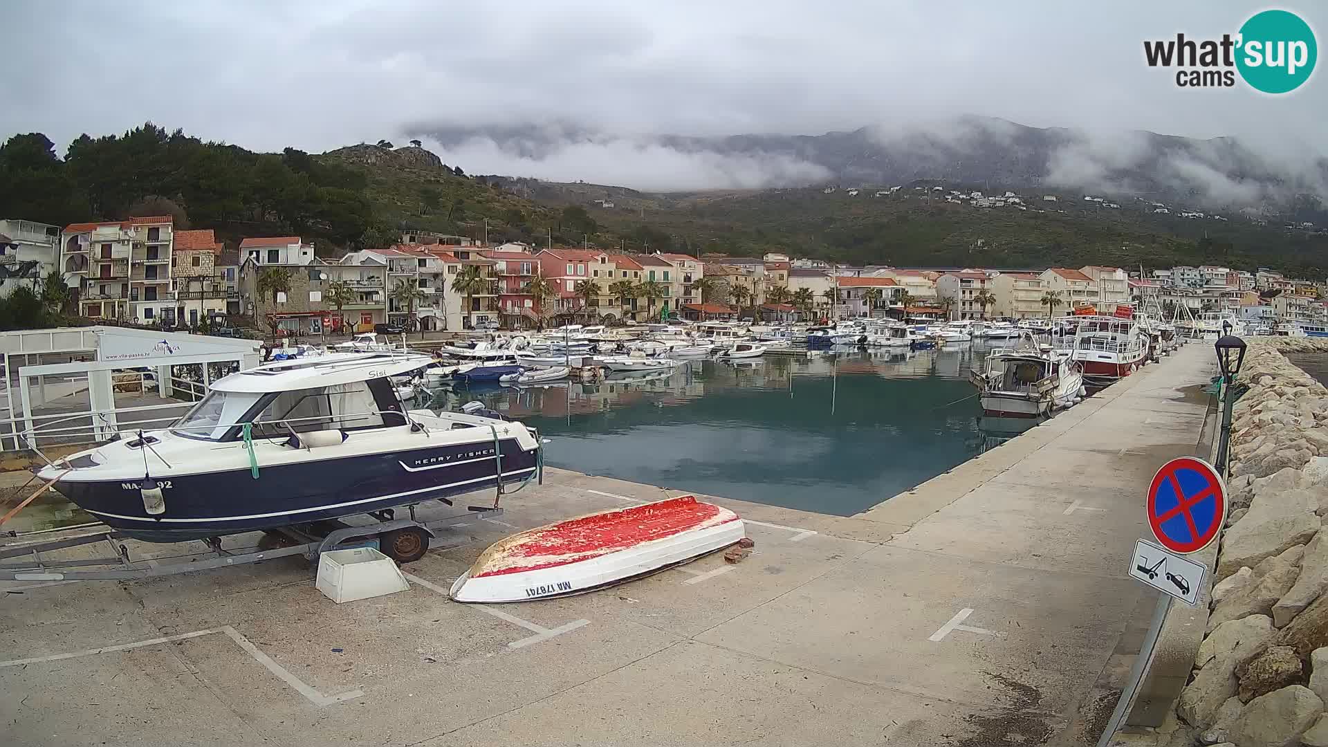 Cámara web de PODGORA Marina – Asombroso Dalmacia