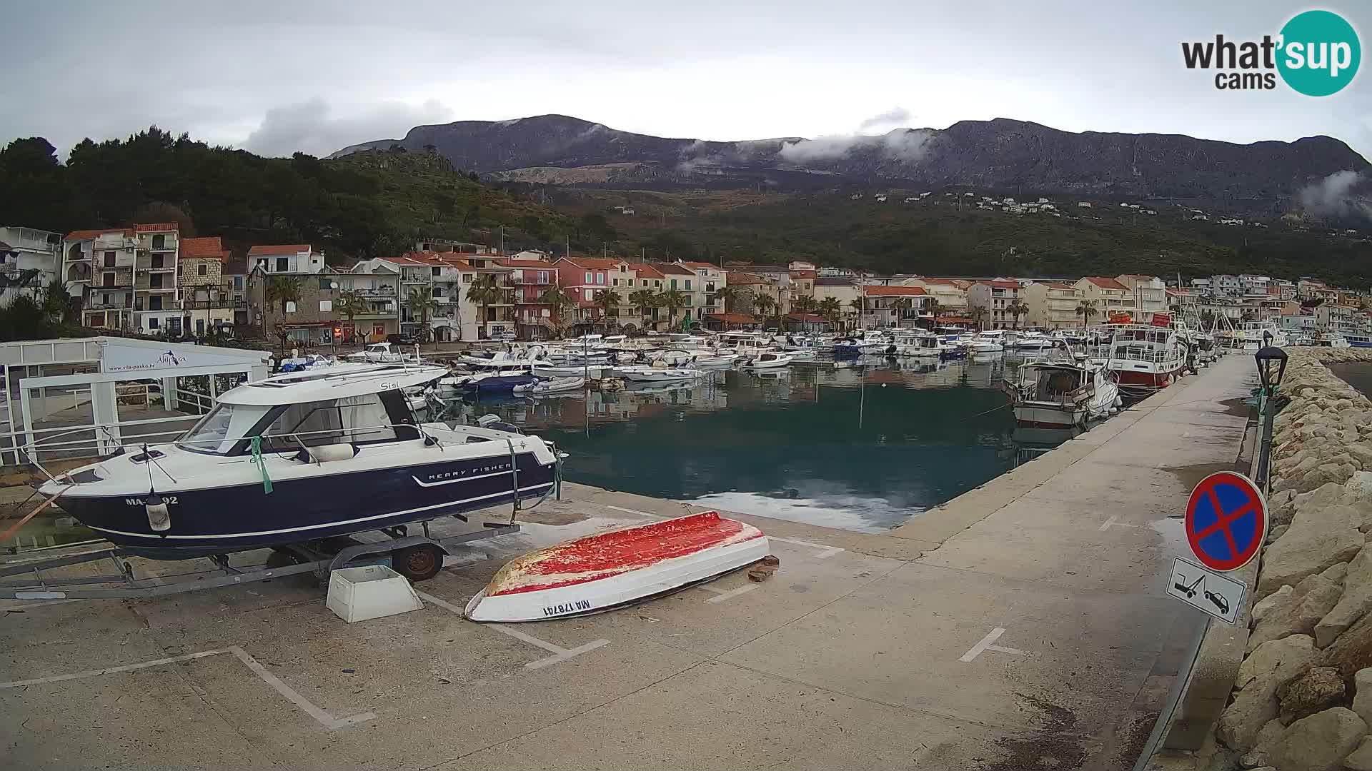 Cámara web de PODGORA Marina – Asombroso Dalmacia