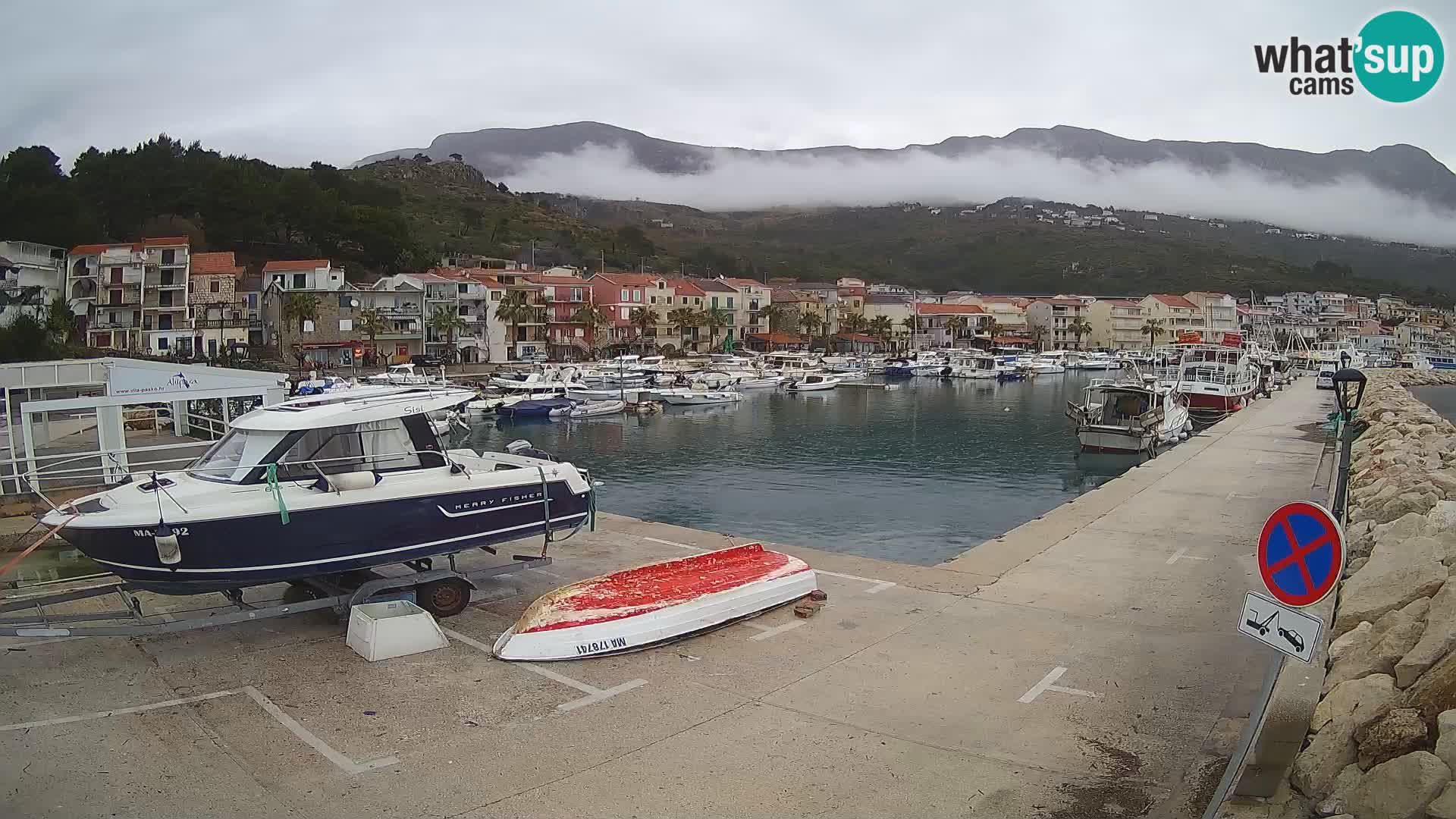 Cámara web de PODGORA Marina – Asombroso Dalmacia