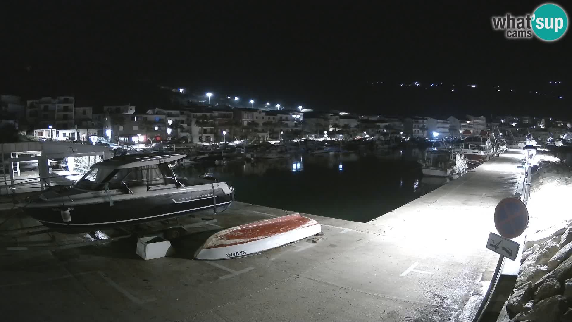 Cámara web de PODGORA Marina – Asombroso Dalmacia