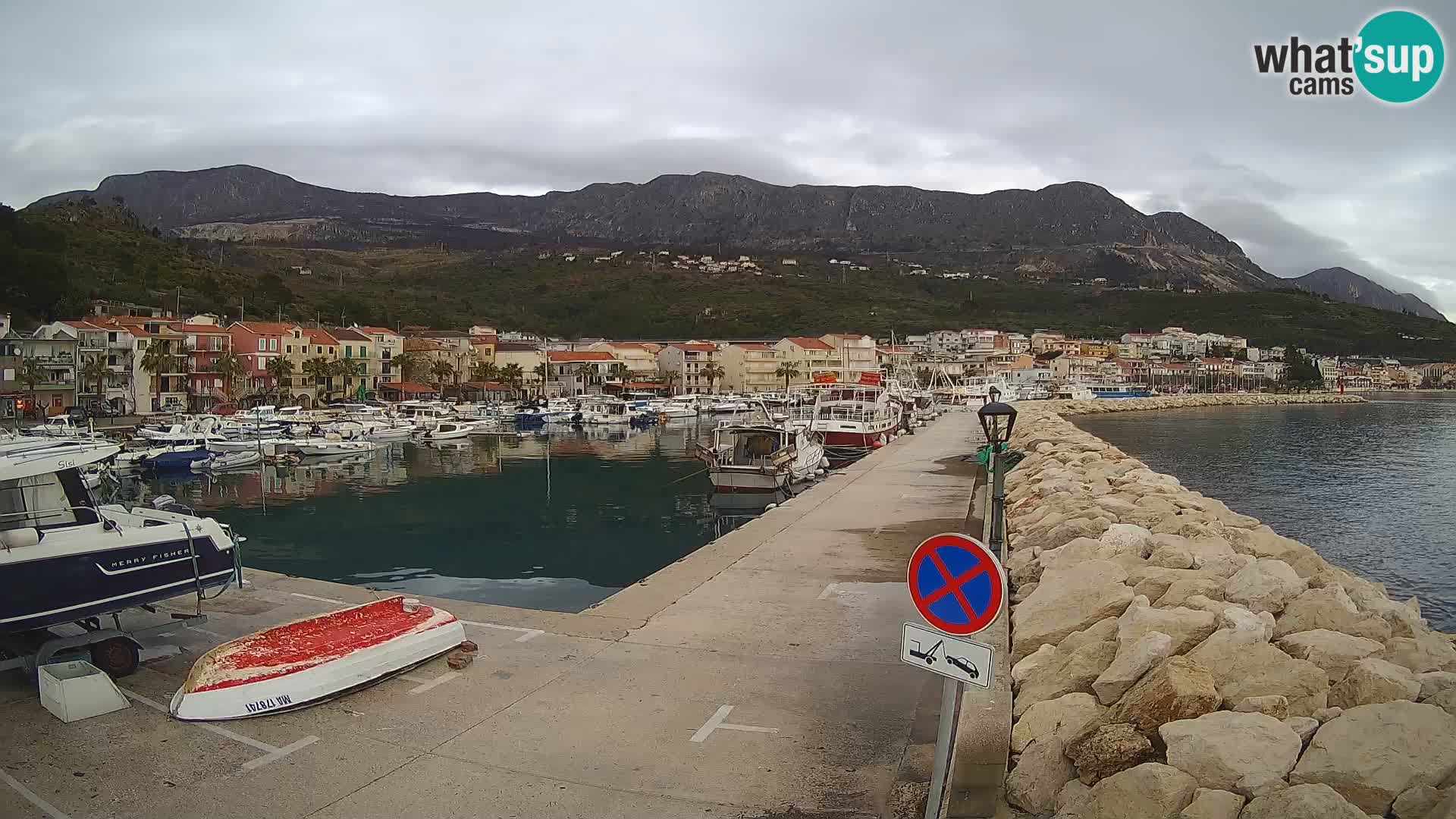 Cámara web de PODGORA Marina – Asombroso Dalmacia