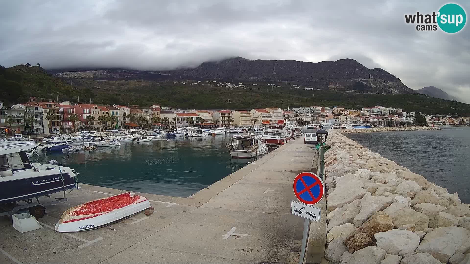 Cámara web de PODGORA Marina – Asombroso Dalmacia