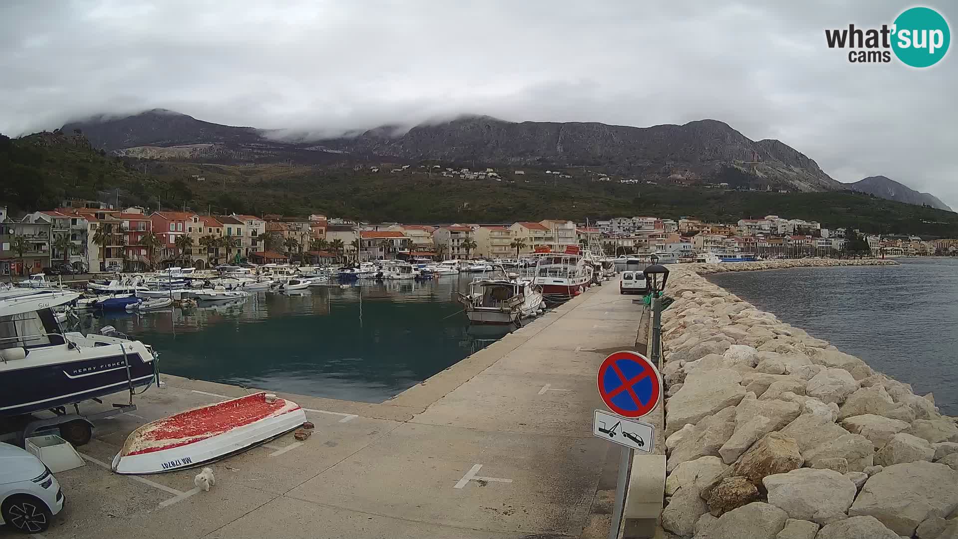 Cámara web de PODGORA Marina – Asombroso Dalmacia