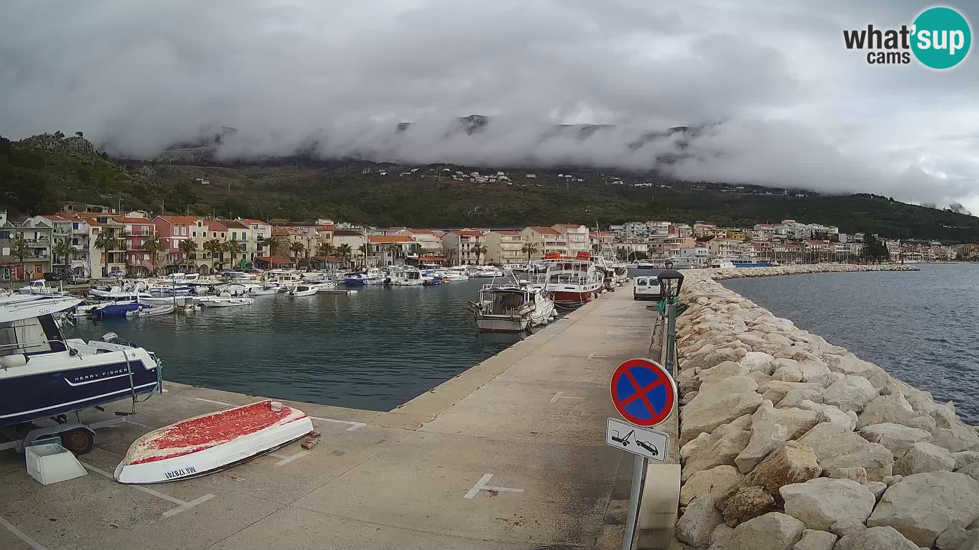 Cámara web de PODGORA Marina – Asombroso Dalmacia