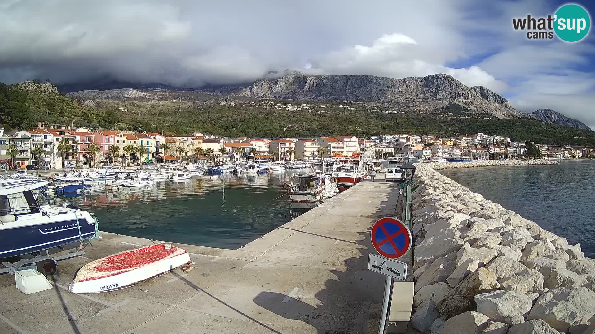 Cámara web de PODGORA Marina – Asombroso Dalmacia