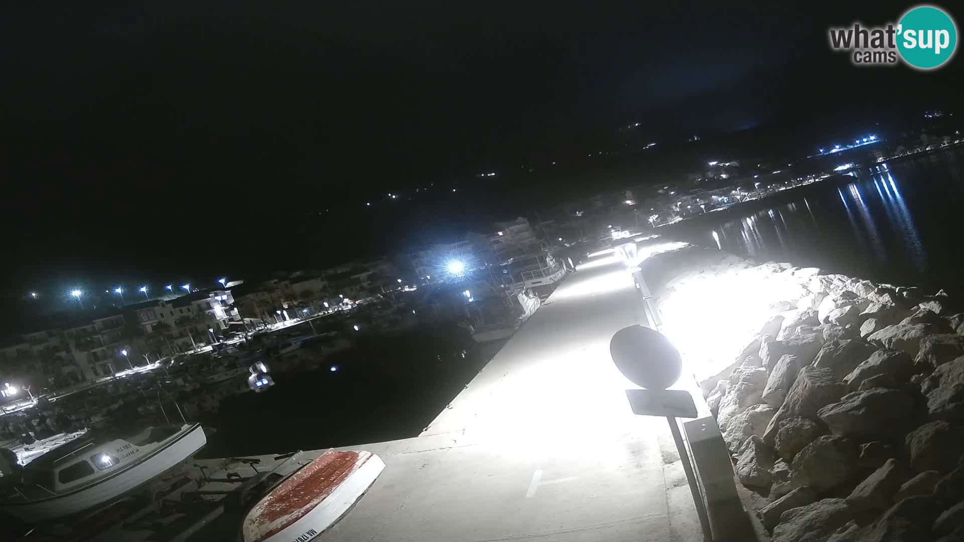 Cámara web de PODGORA Marina – Asombroso Dalmacia