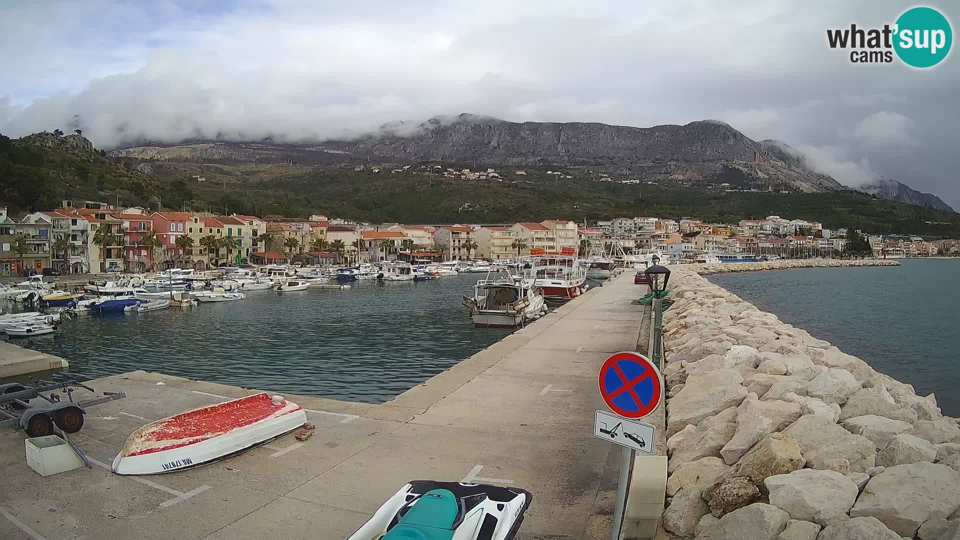 Cámara web de PODGORA Marina – Asombroso Dalmacia