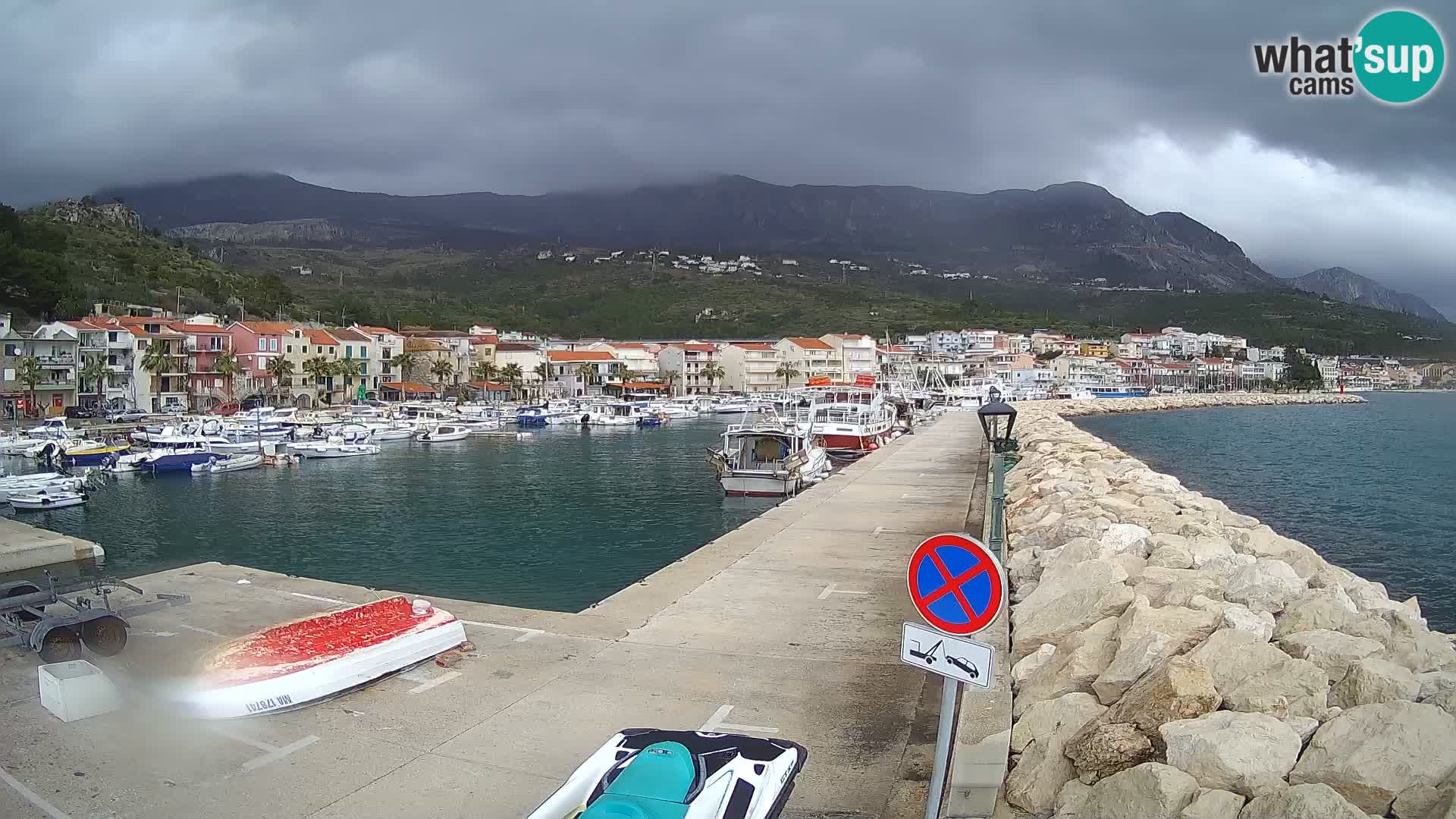 Cámara web de PODGORA Marina – Asombroso Dalmacia