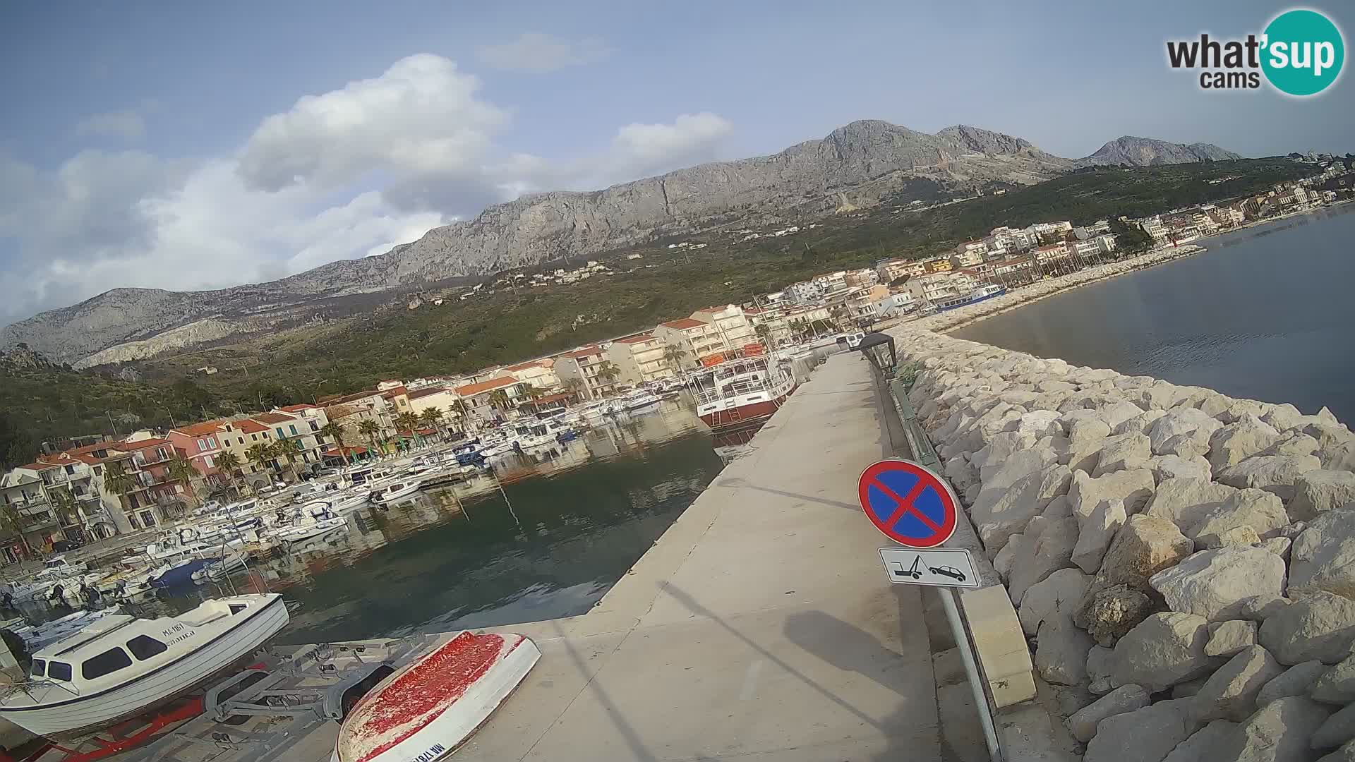 Cámara web de PODGORA Marina – Asombroso Dalmacia