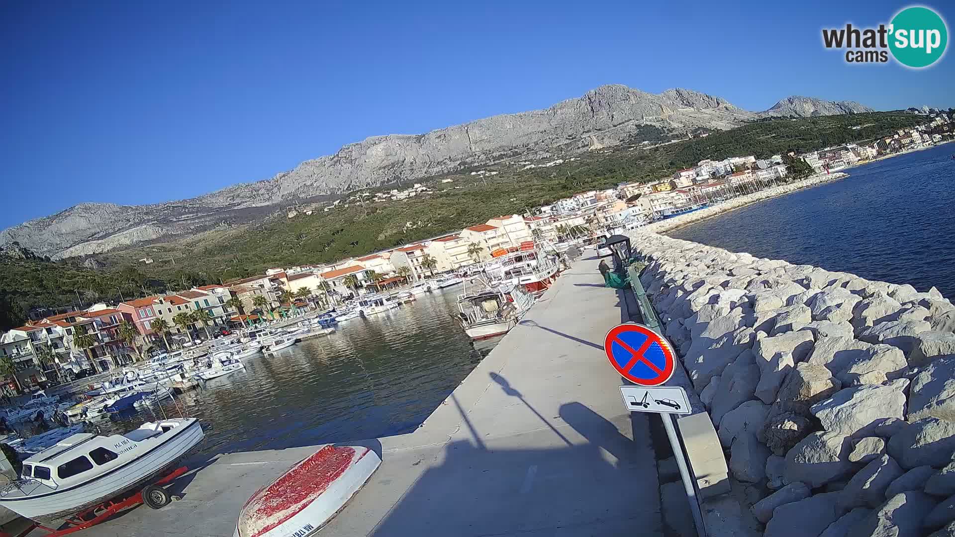 Cámara web de PODGORA Marina – Asombroso Dalmacia