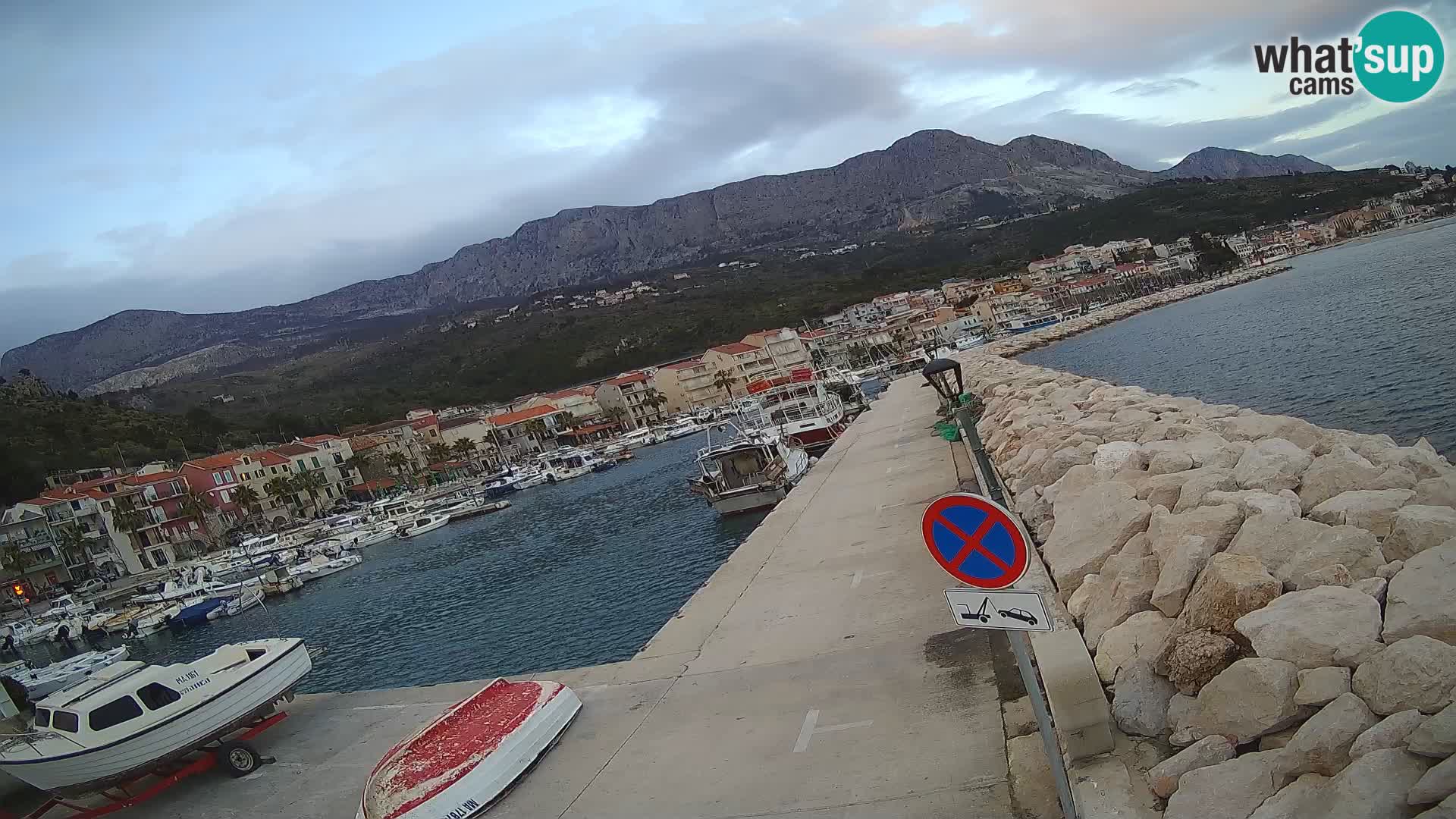 Cámara web de PODGORA Marina – Asombroso Dalmacia