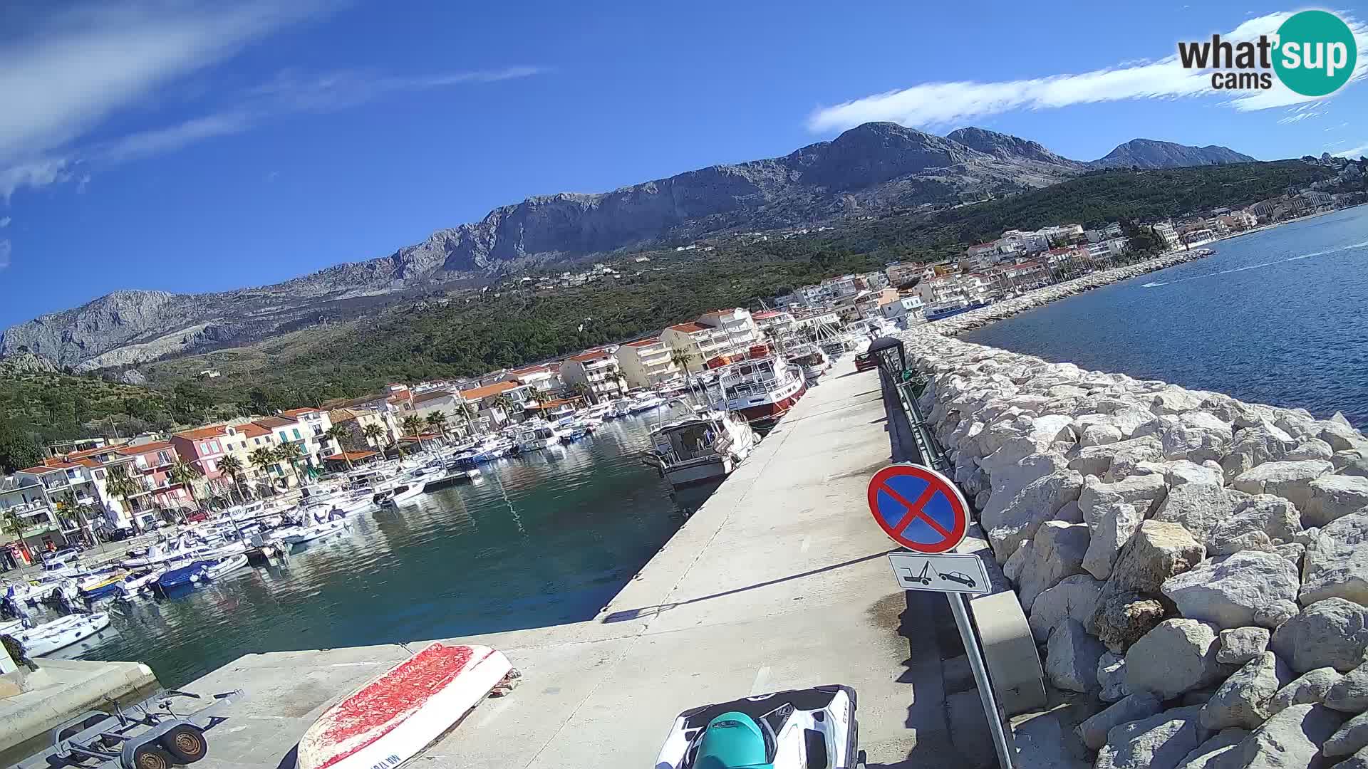 Cámara web de PODGORA Marina – Asombroso Dalmacia