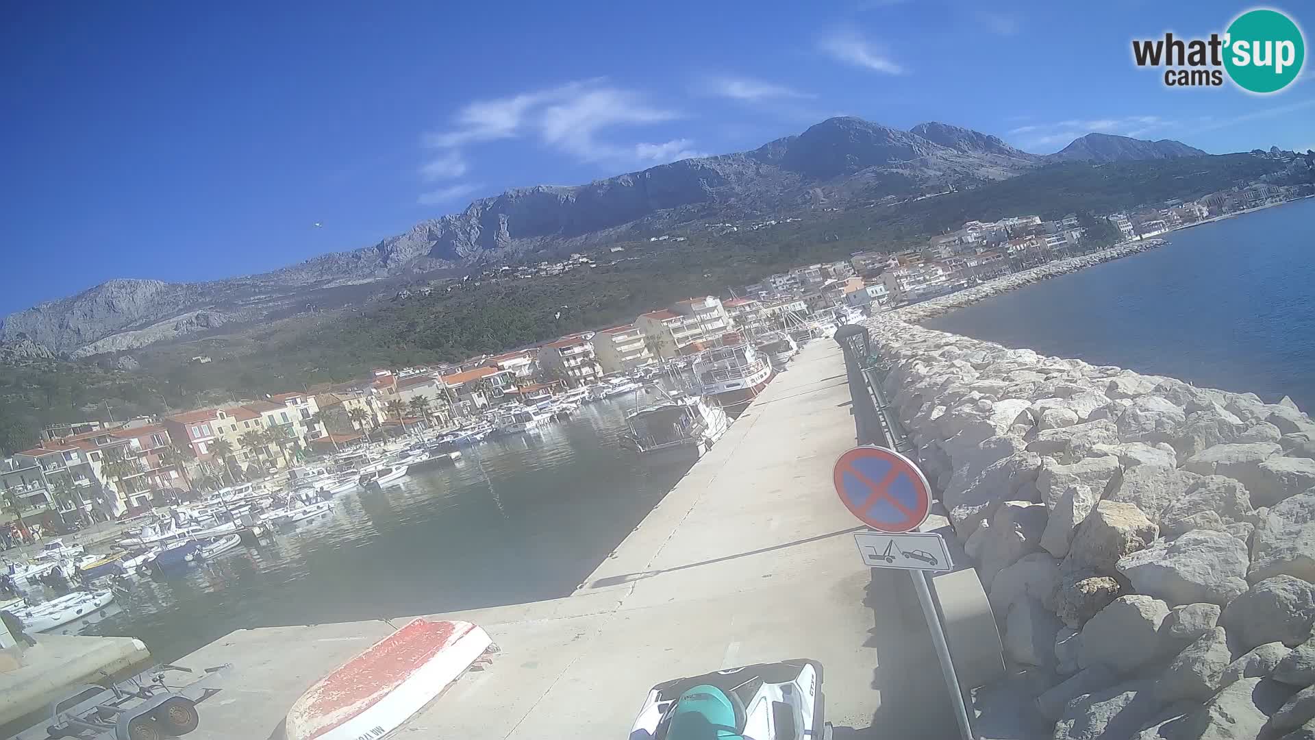 Cámara web de PODGORA Marina – Asombroso Dalmacia