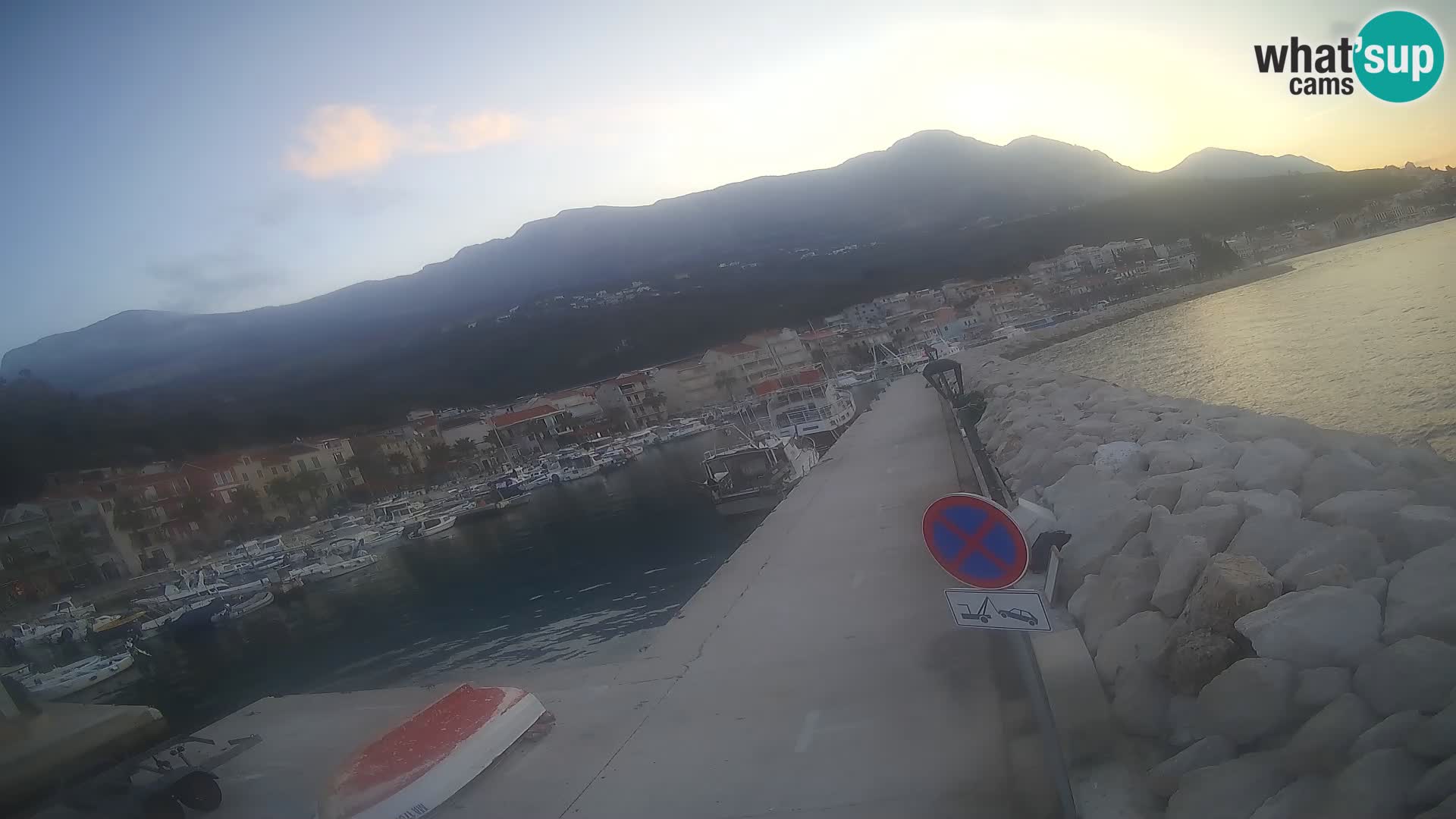 Cámara web de PODGORA Marina – Asombroso Dalmacia