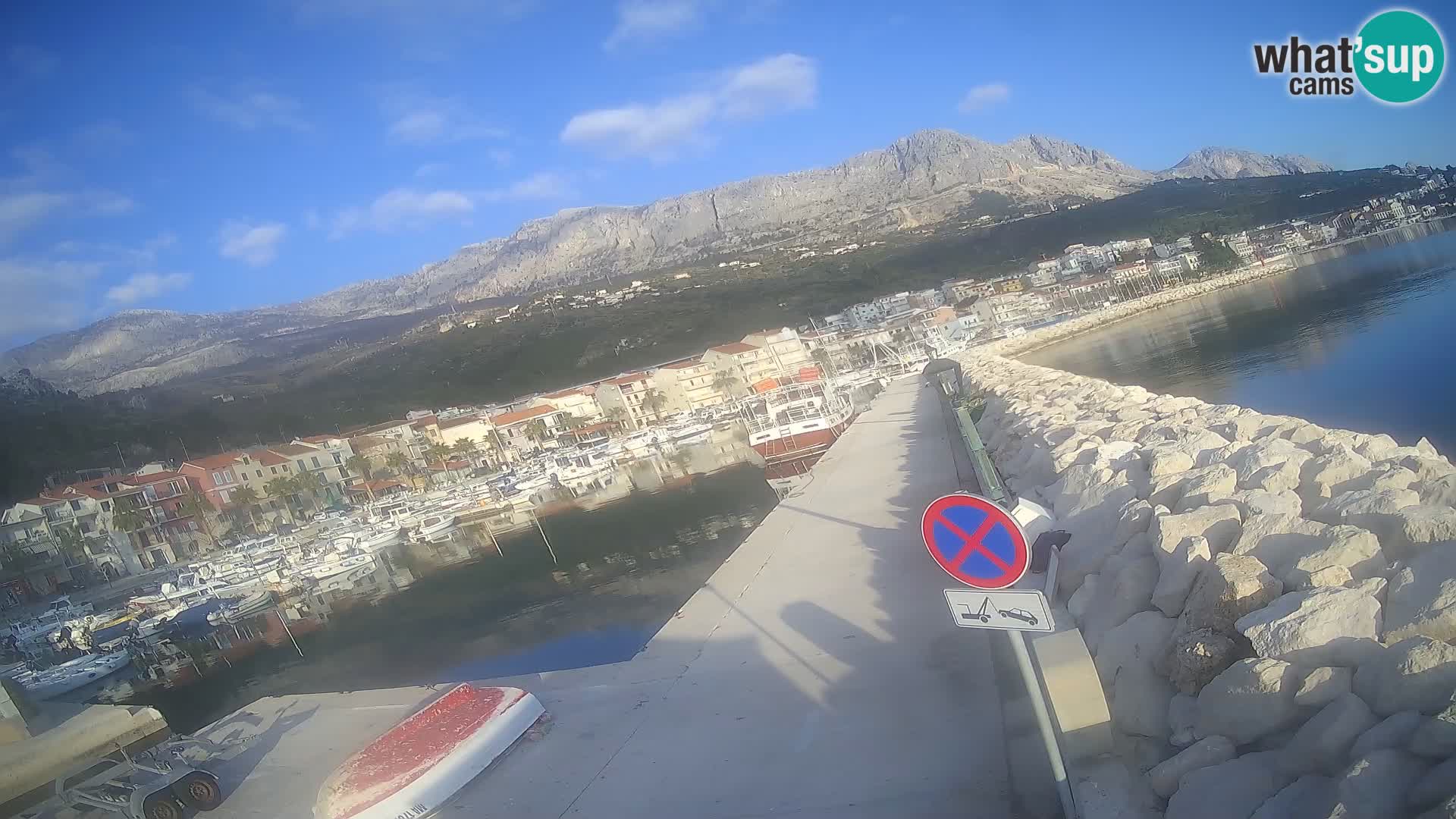 Cámara web de PODGORA Marina – Asombroso Dalmacia