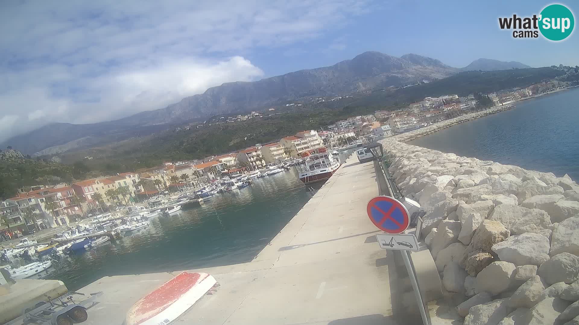 Cámara web de PODGORA Marina – Asombroso Dalmacia