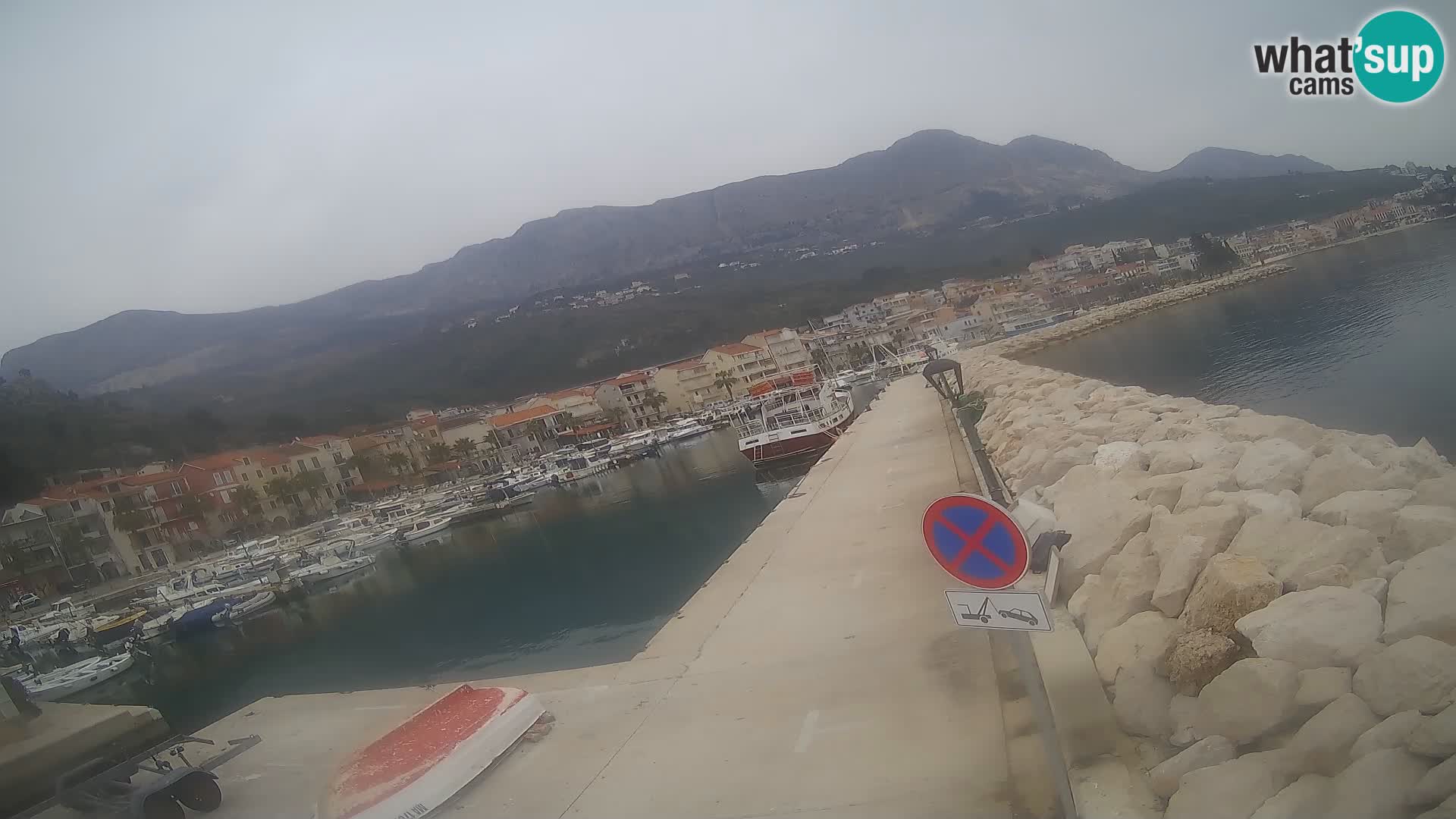 Cámara web de PODGORA Marina – Asombroso Dalmacia