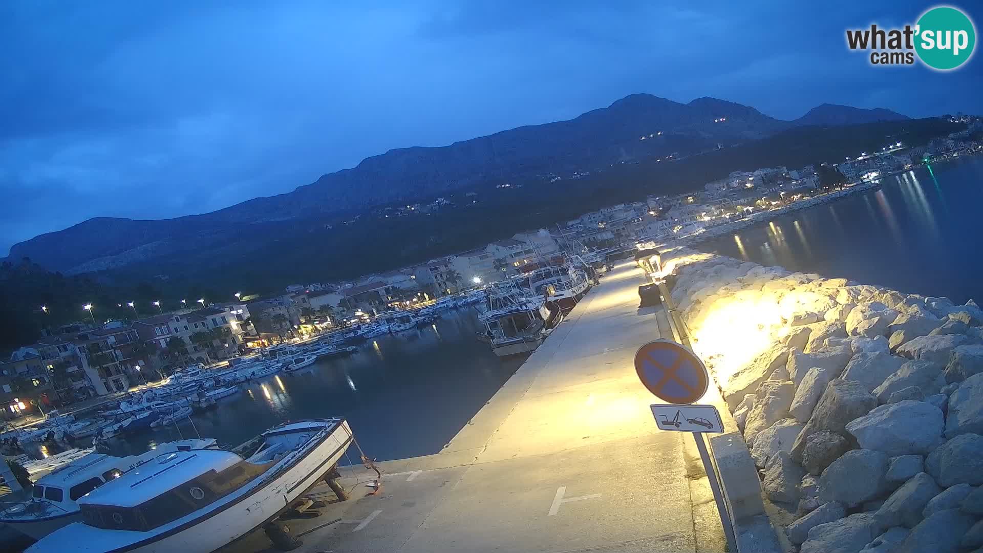Cámara web de PODGORA Marina – Asombroso Dalmacia