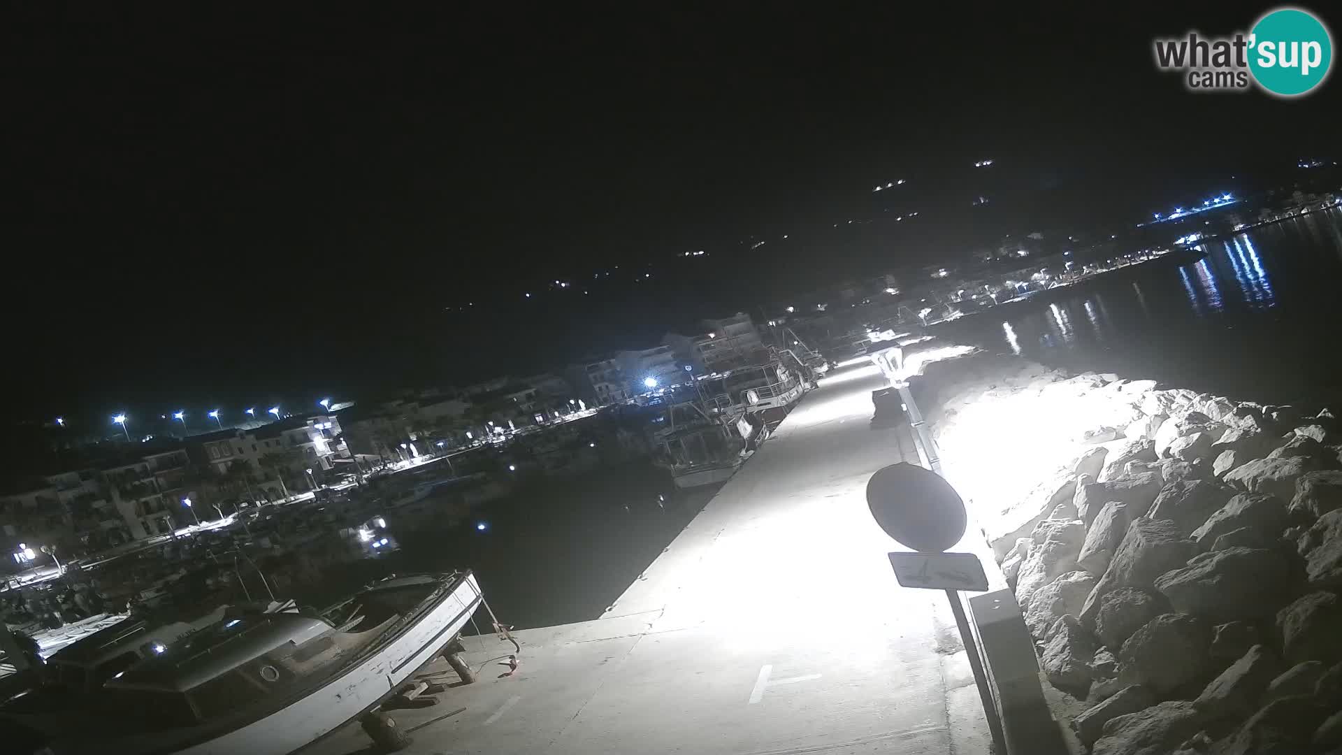 Cámara web de PODGORA Marina – Asombroso Dalmacia
