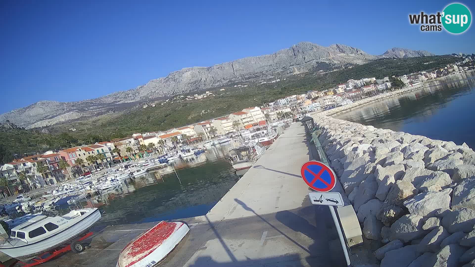 Cámara web de PODGORA Marina – Asombroso Dalmacia