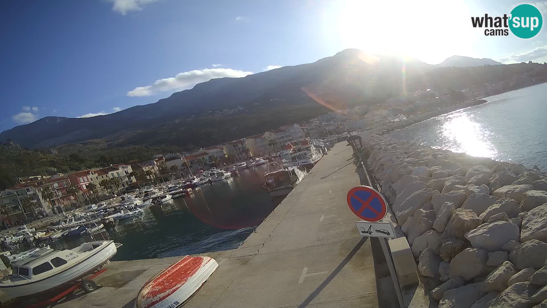 Cámara web de PODGORA Marina – Asombroso Dalmacia