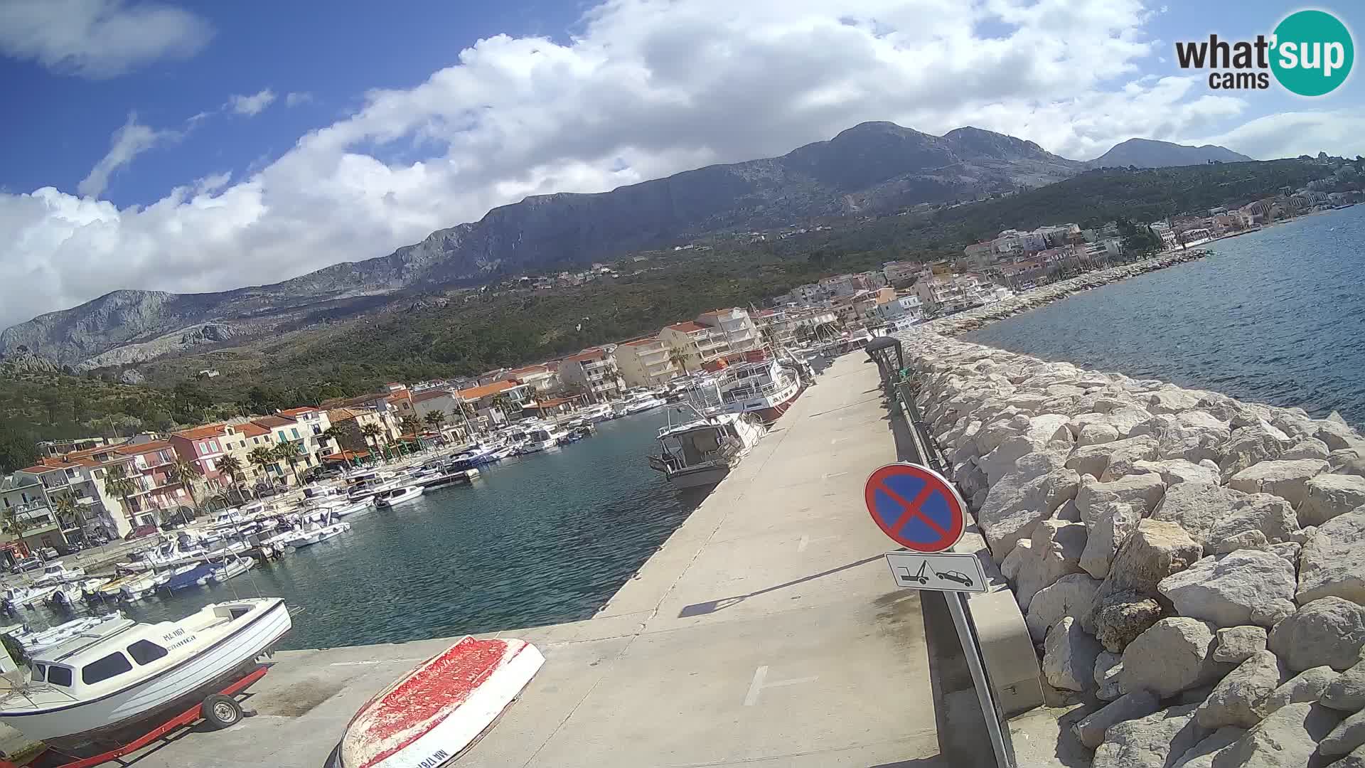 Cámara web de PODGORA Marina – Asombroso Dalmacia