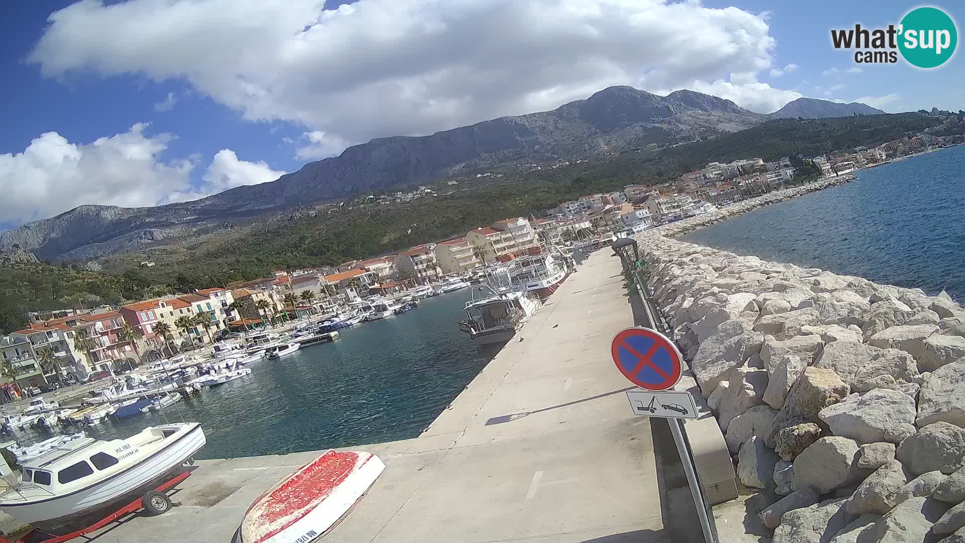 Cámara web de PODGORA Marina – Asombroso Dalmacia