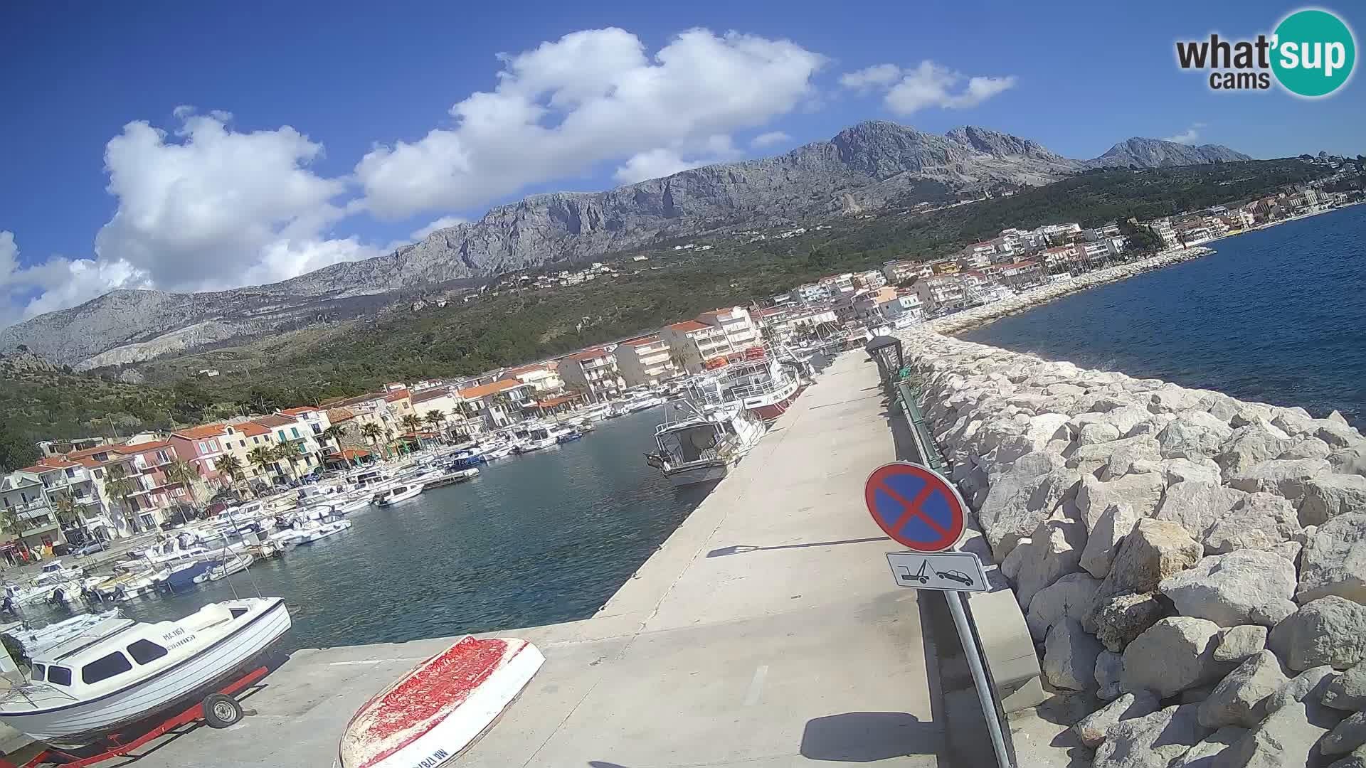 Cámara web de PODGORA Marina – Asombroso Dalmacia