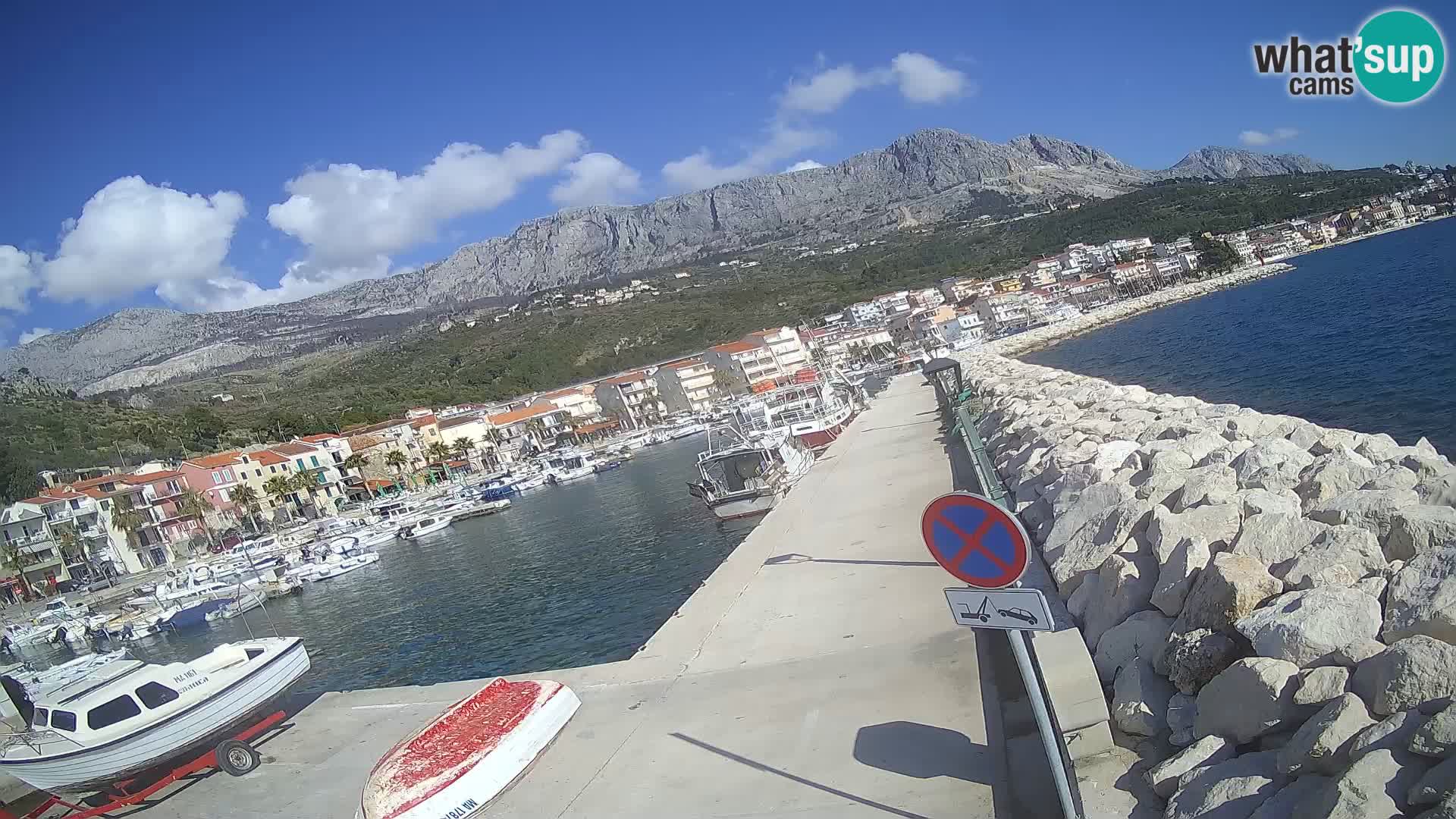Cámara web de PODGORA Marina – Asombroso Dalmacia