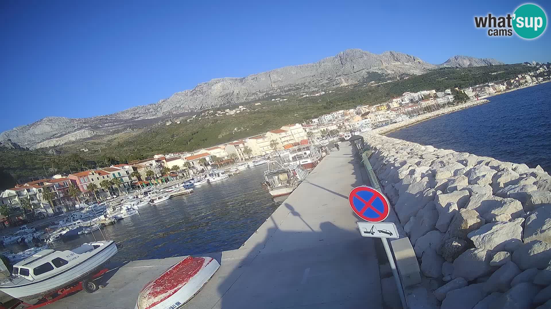 Cámara web de PODGORA Marina – Asombroso Dalmacia