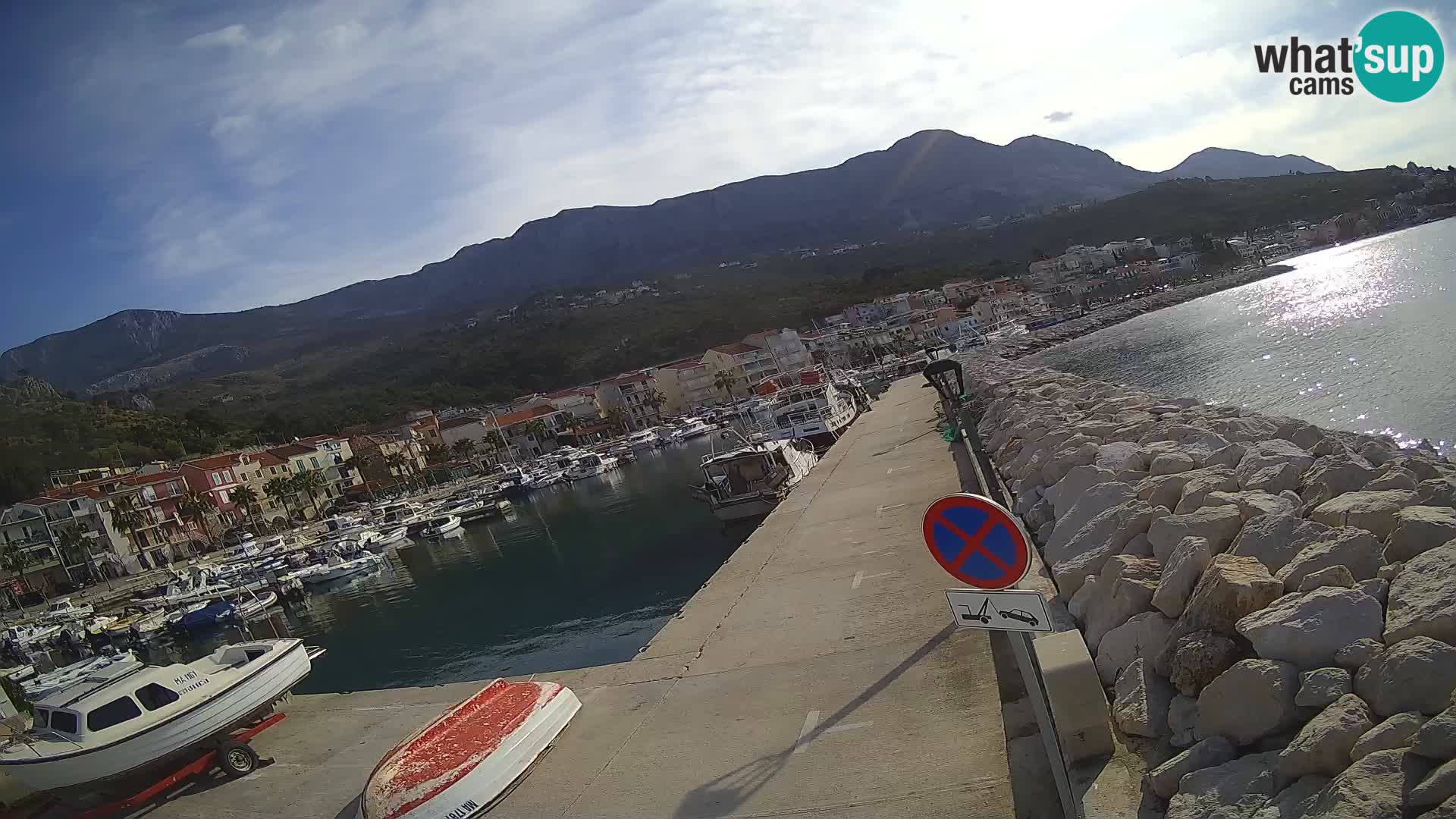 Cámara web de PODGORA Marina – Asombroso Dalmacia