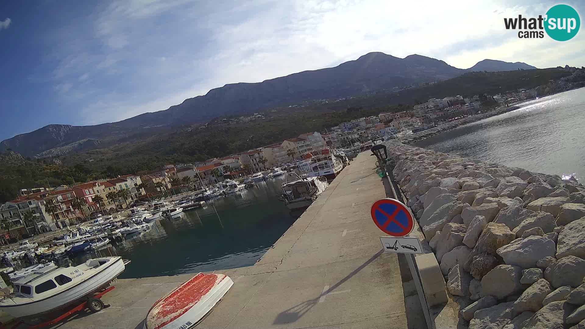 Cámara web de PODGORA Marina – Asombroso Dalmacia