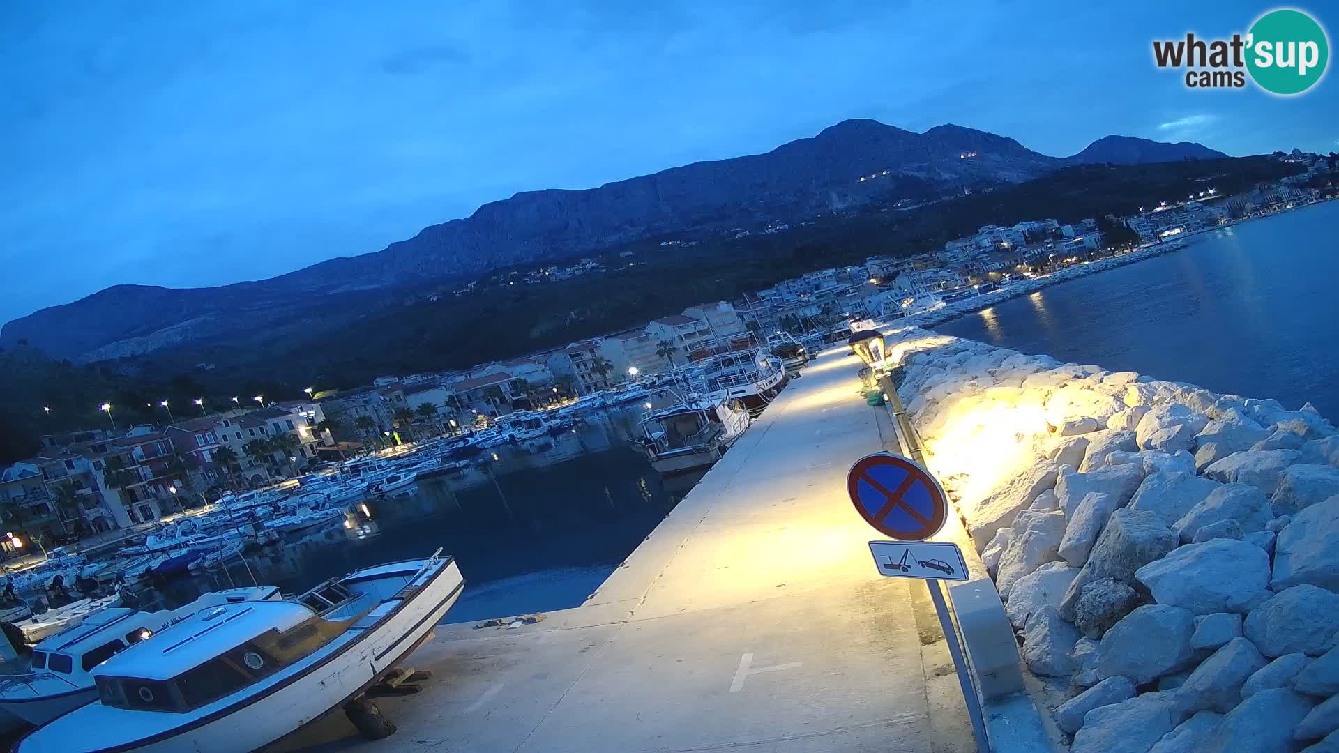 Cámara web de PODGORA Marina – Asombroso Dalmacia