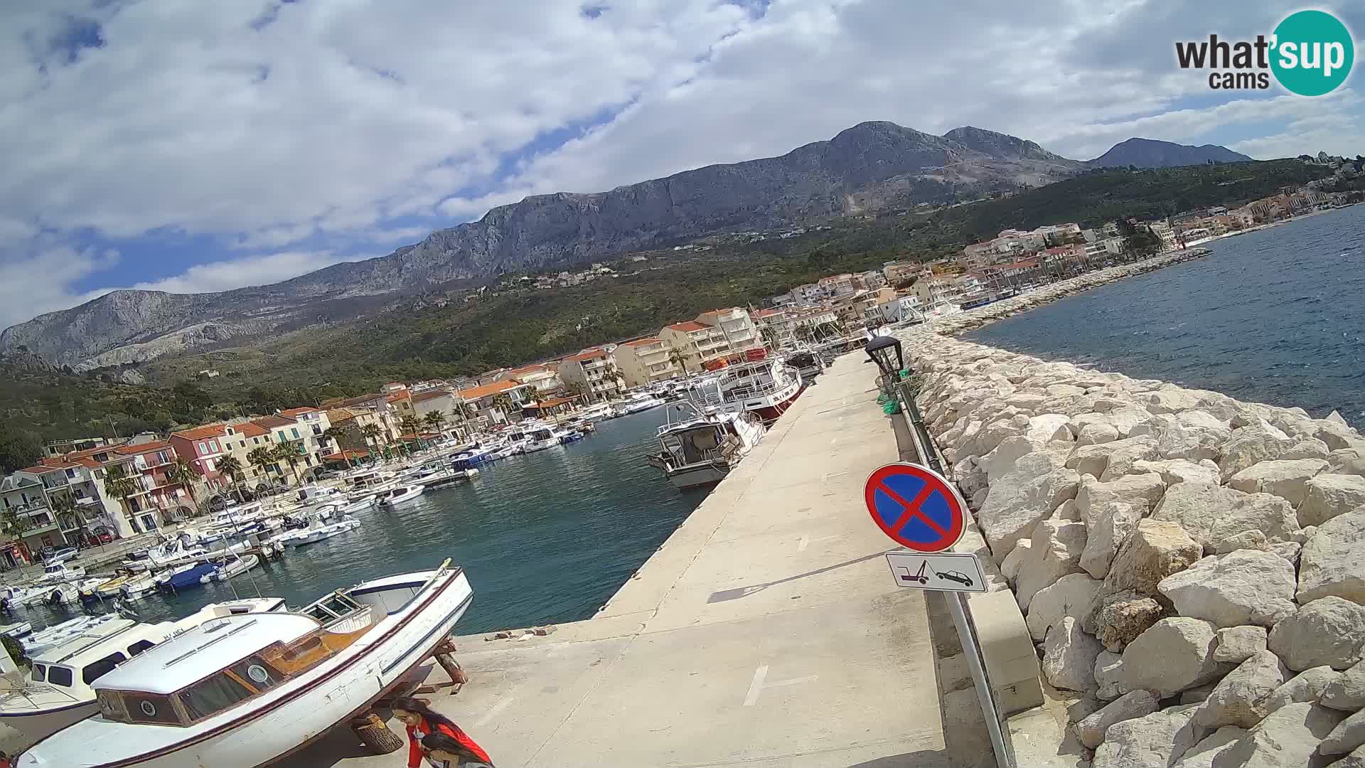 Cámara web de PODGORA Marina – Asombroso Dalmacia