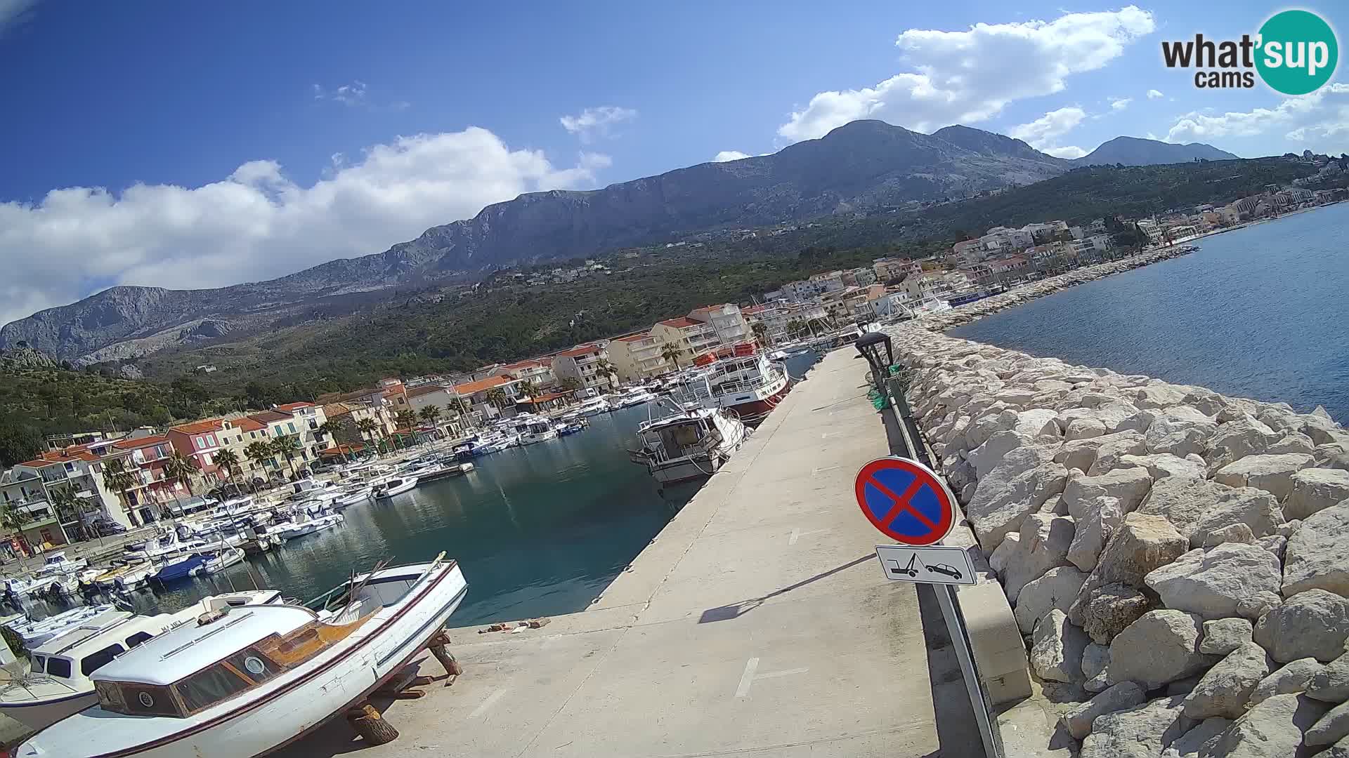 Cámara web de PODGORA Marina – Asombroso Dalmacia