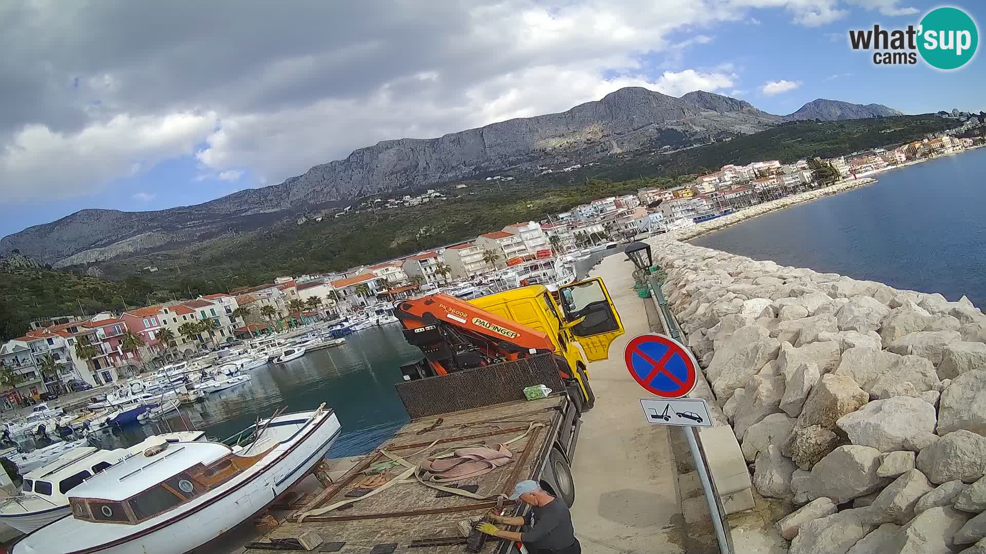 Cámara web de PODGORA Marina – Asombroso Dalmacia