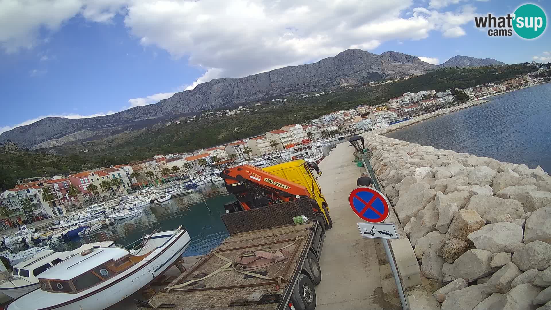 Cámara web de PODGORA Marina – Asombroso Dalmacia