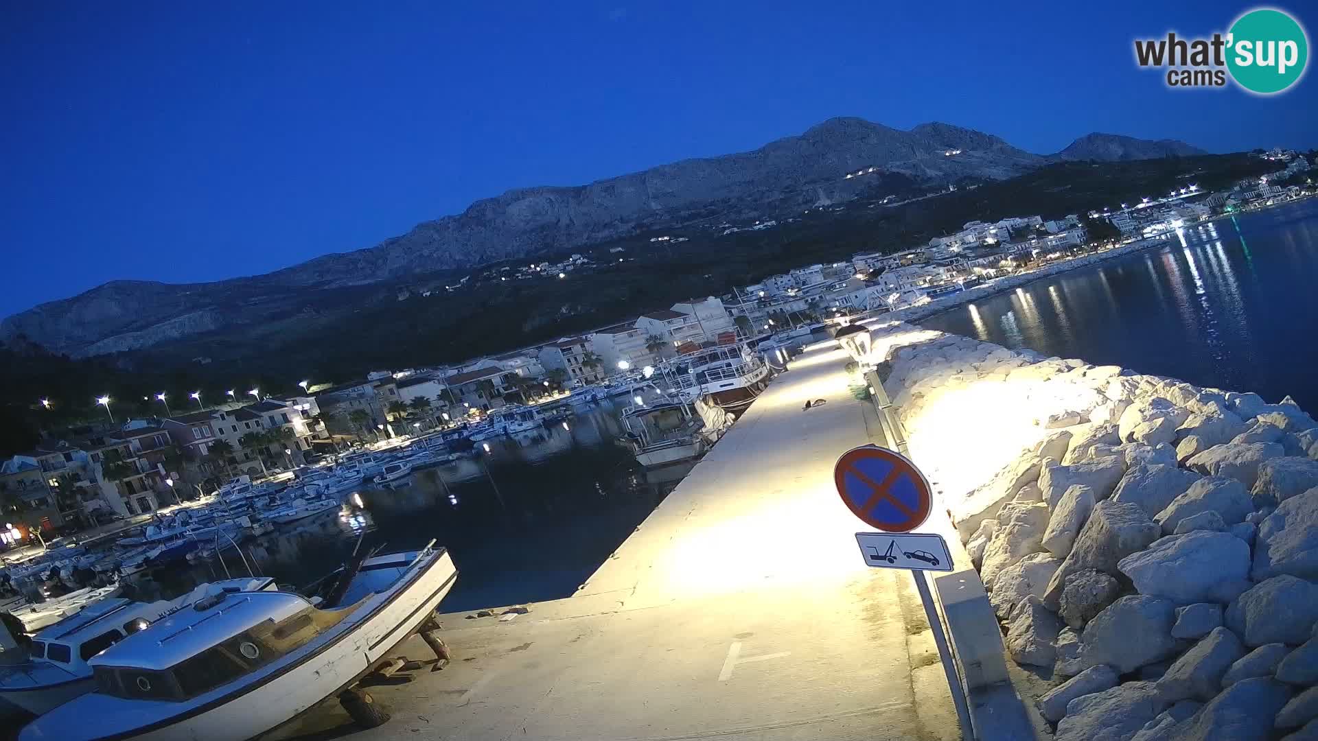 Cámara web de PODGORA Marina – Asombroso Dalmacia