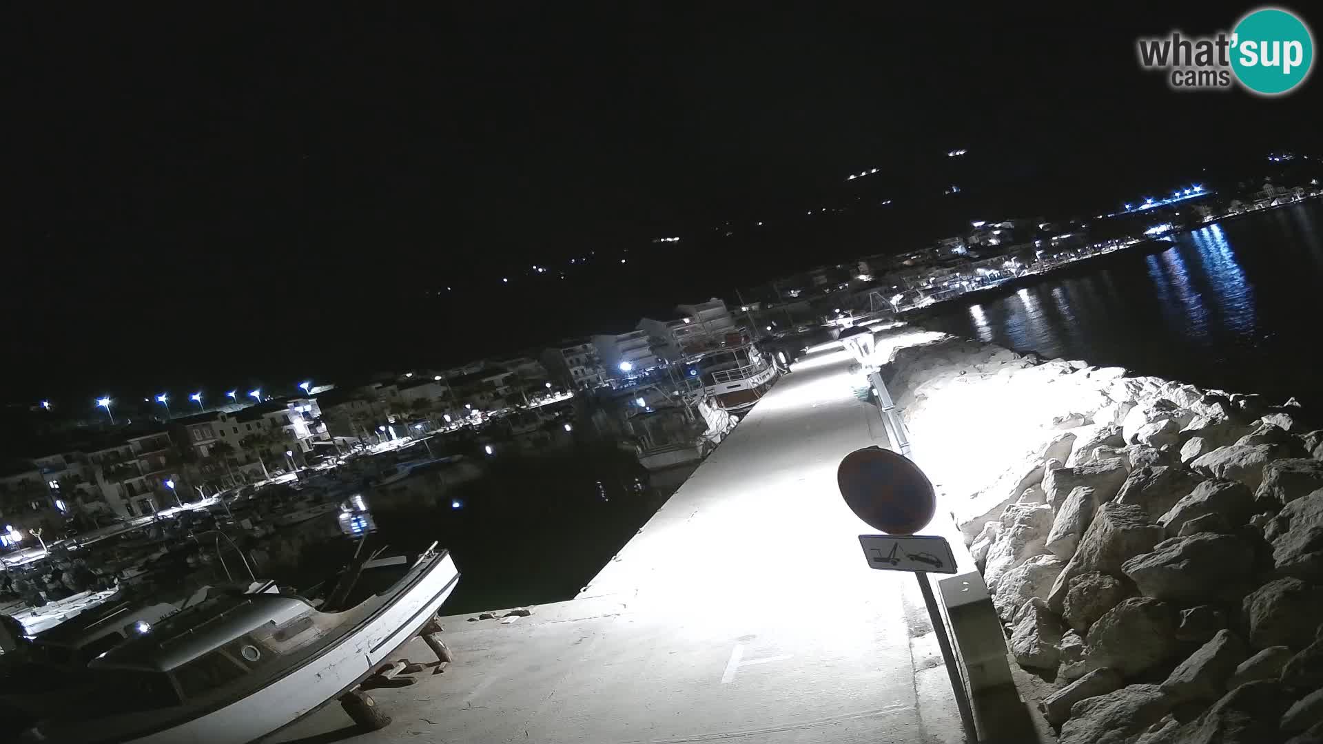 Cámara web de PODGORA Marina – Asombroso Dalmacia