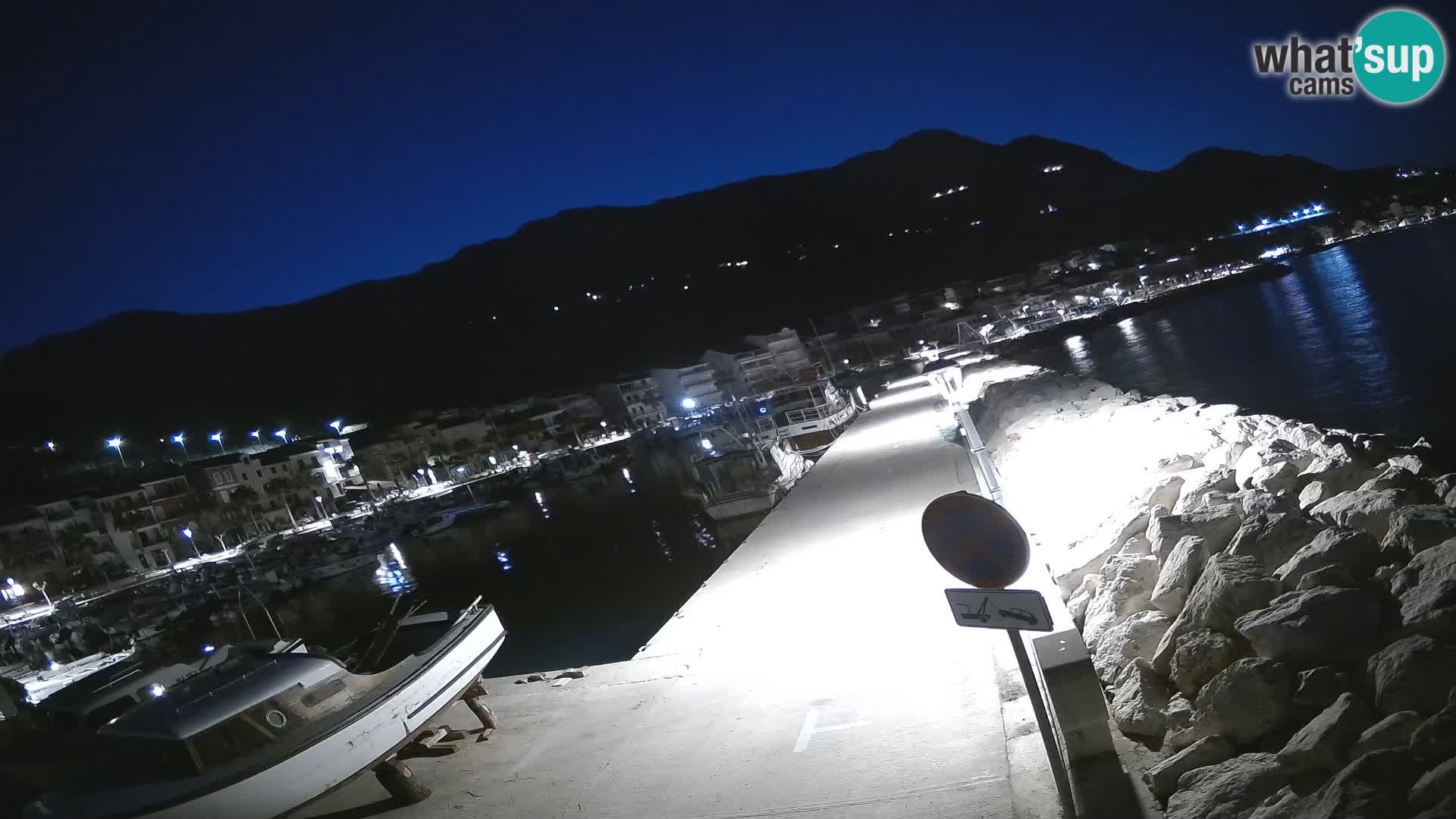 Cámara web de PODGORA Marina – Asombroso Dalmacia
