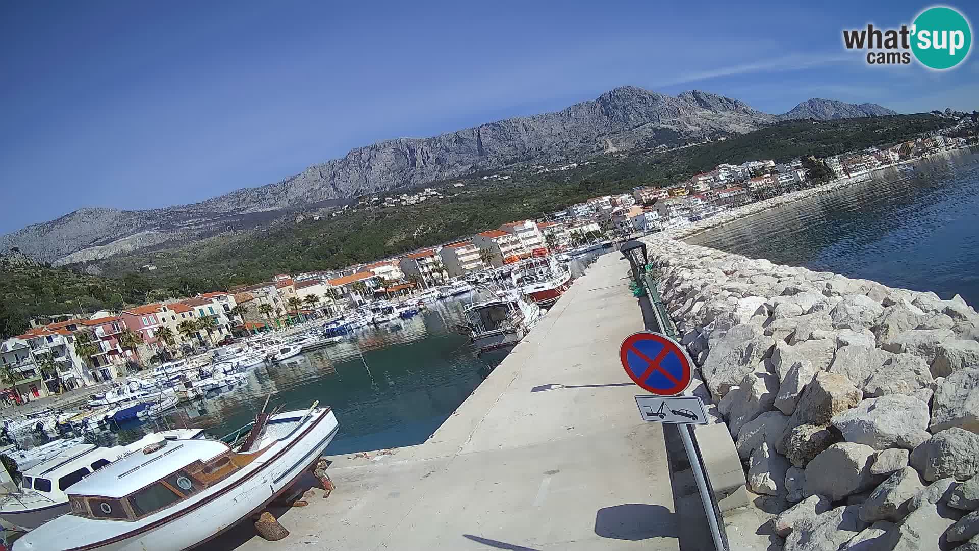 PODGORA Live Webcam Marina – Incroyable Dalmatie
