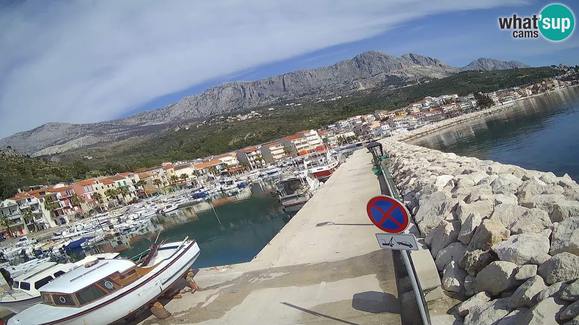 Cámara web de PODGORA Marina – Asombroso Dalmacia