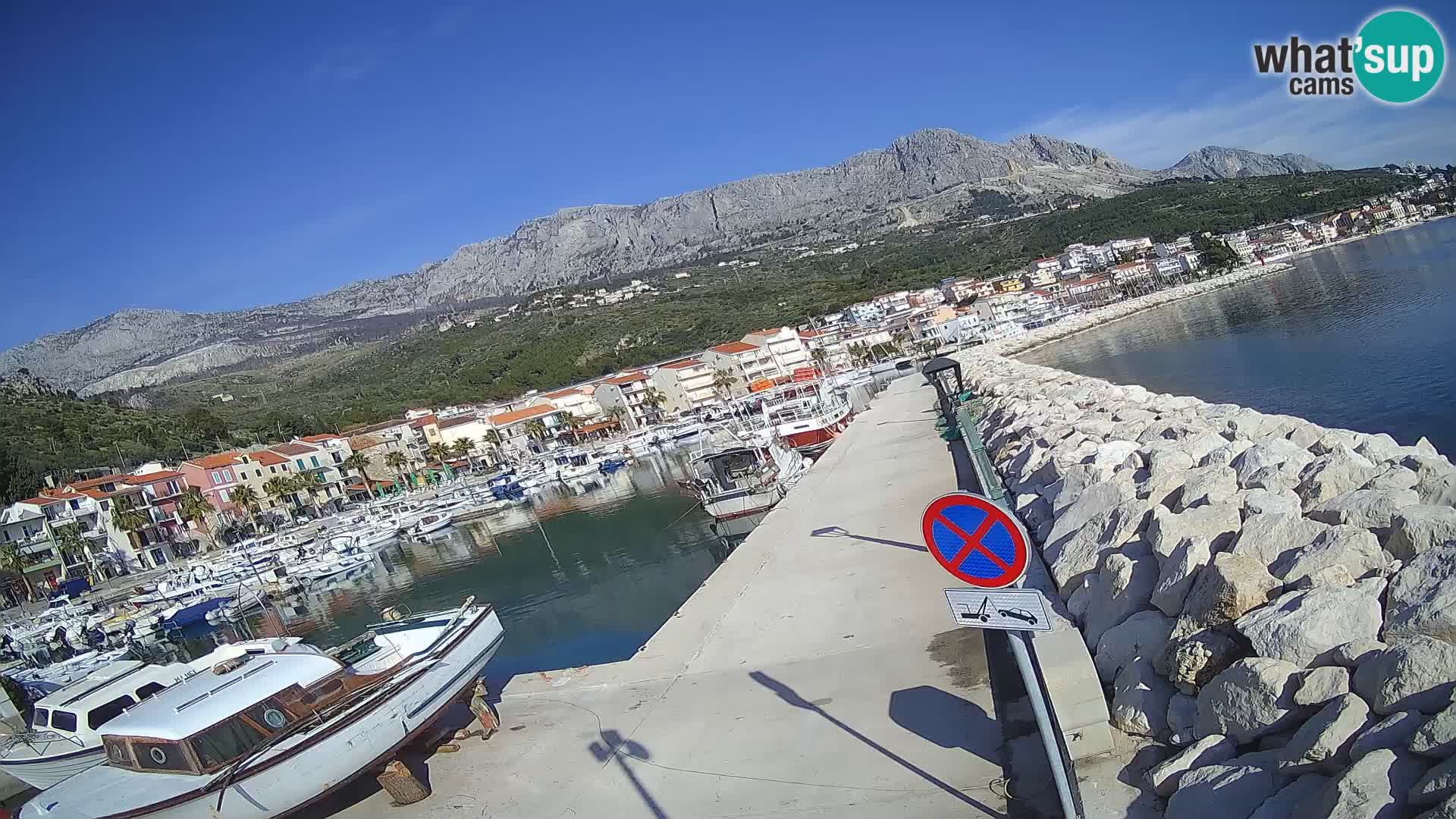 Cámara web de PODGORA Marina – Asombroso Dalmacia