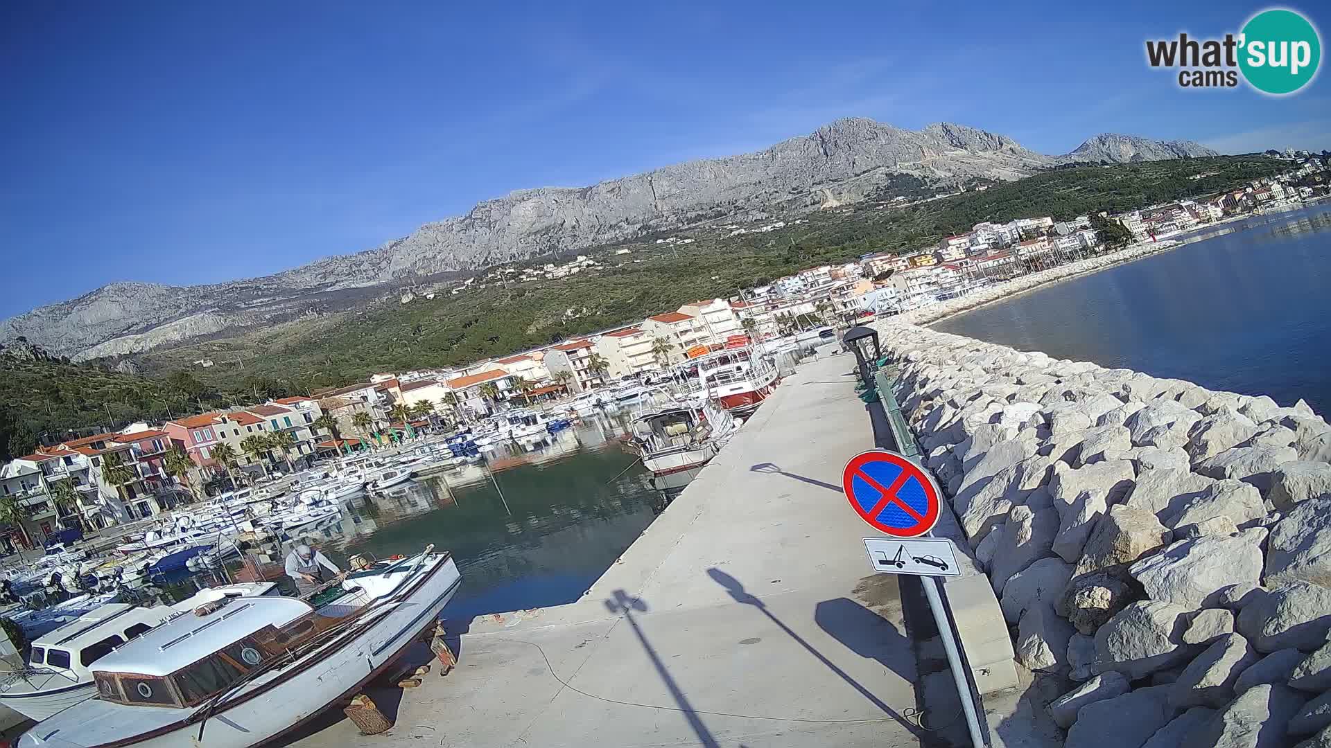 Cámara web de PODGORA Marina – Asombroso Dalmacia