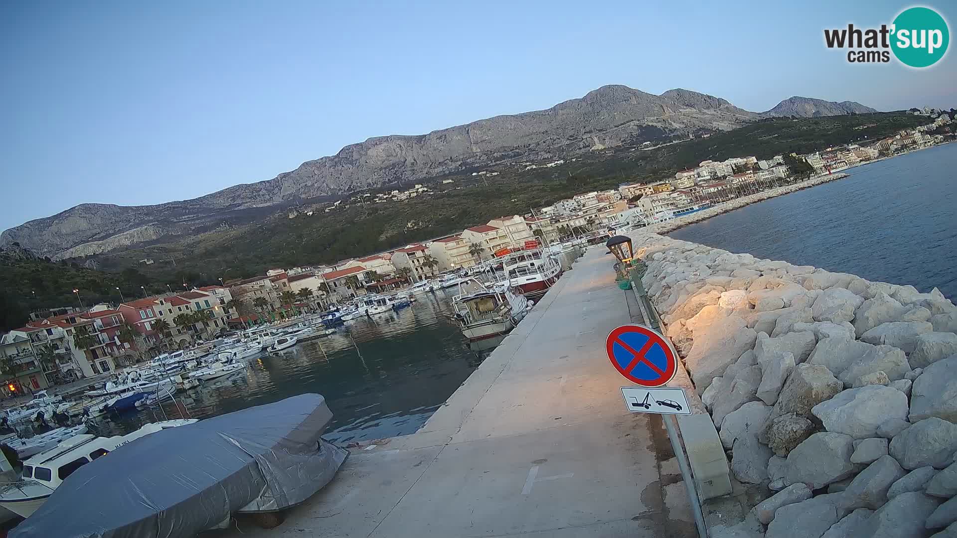 Cámara web de PODGORA Marina – Asombroso Dalmacia