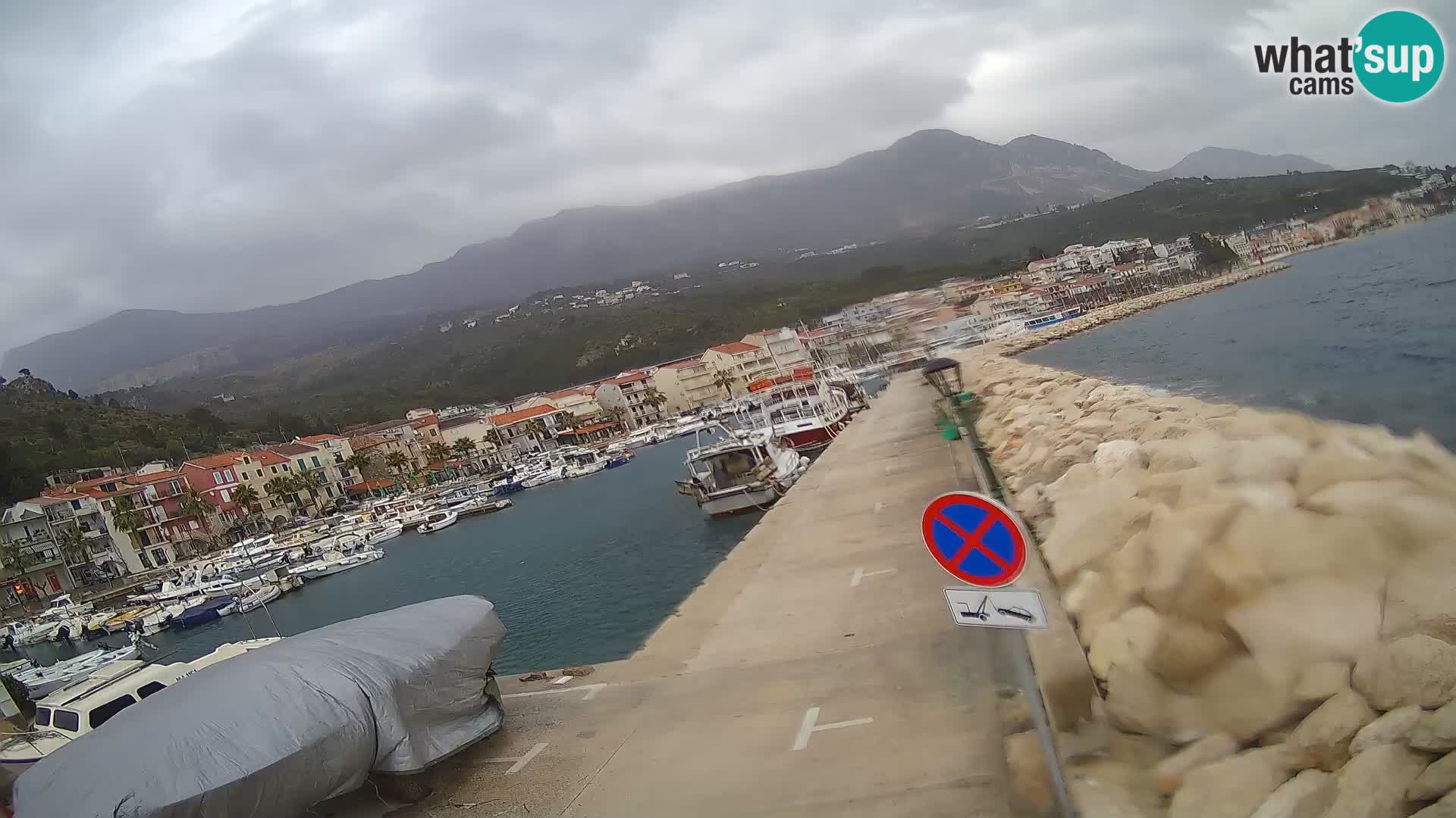 Cámara web de PODGORA Marina – Asombroso Dalmacia