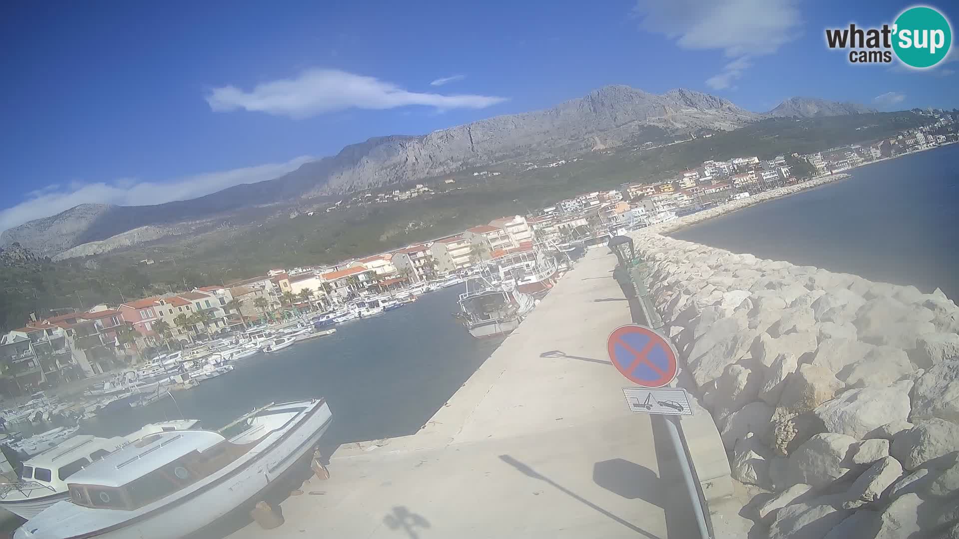 Cámara web de PODGORA Marina – Asombroso Dalmacia