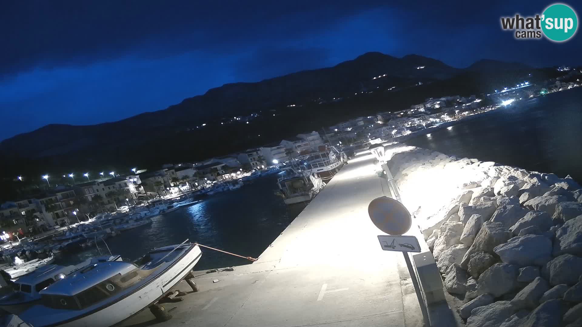 Cámara web de PODGORA Marina – Asombroso Dalmacia