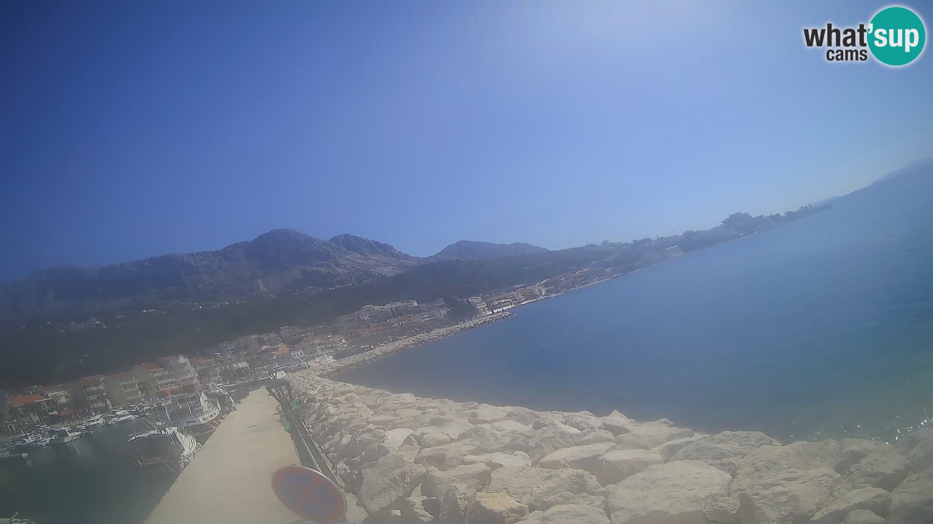 Cámara web de PODGORA Marina – Asombroso Dalmacia