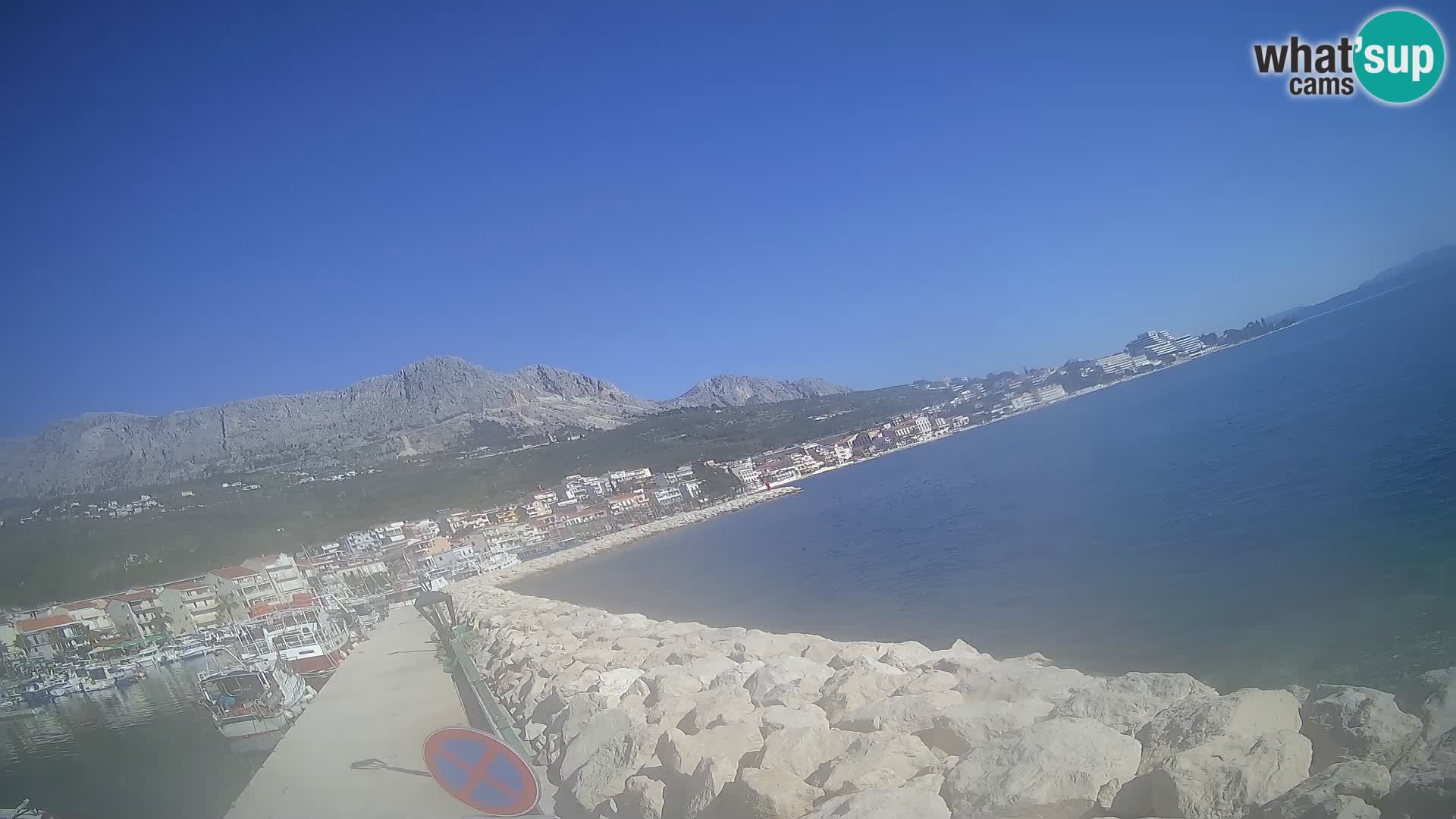 Cámara web de PODGORA Marina – Asombroso Dalmacia